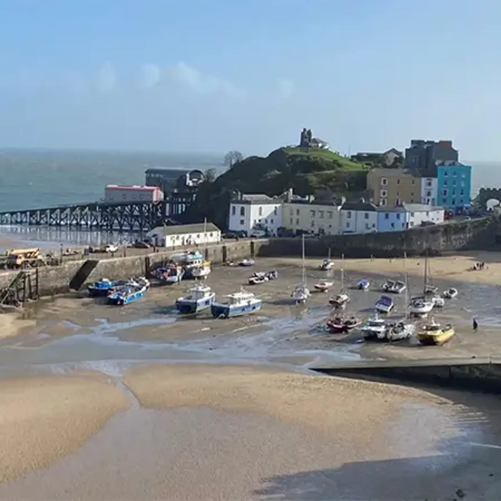 Dredging Work Takes Place At Tenby Harbour