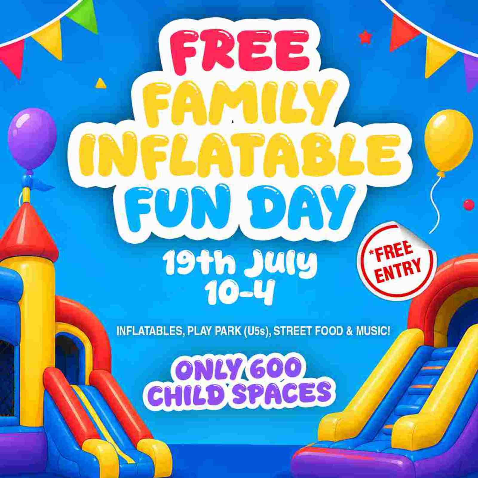 Free Family Inflatable Fun Day Facebook