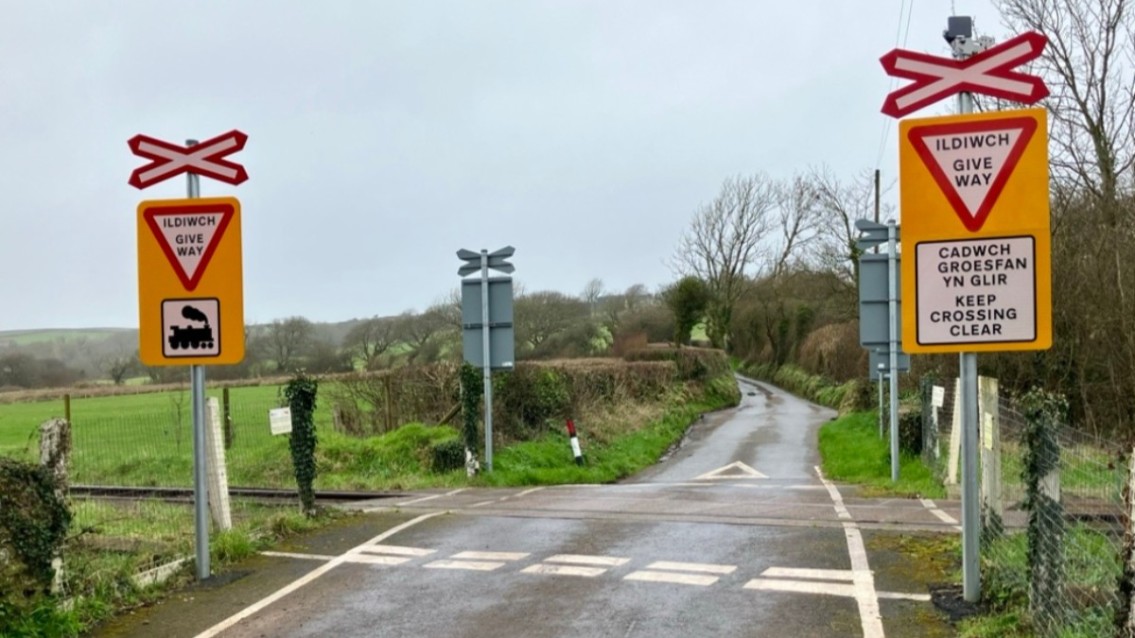 Community alerted to crucial changes at three railway crossings in Pembrokeshire