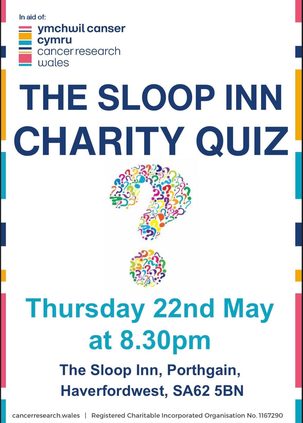 The Sloop Inn Quiz, The Sloop Inn, Porthgain, Thursday May 22nd, 8.30pm