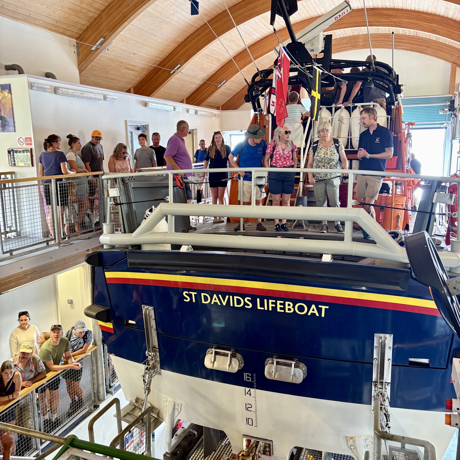 Inshore Lifeboat Tasking At End Of St Davids Rnli Lifeboats Open Day
