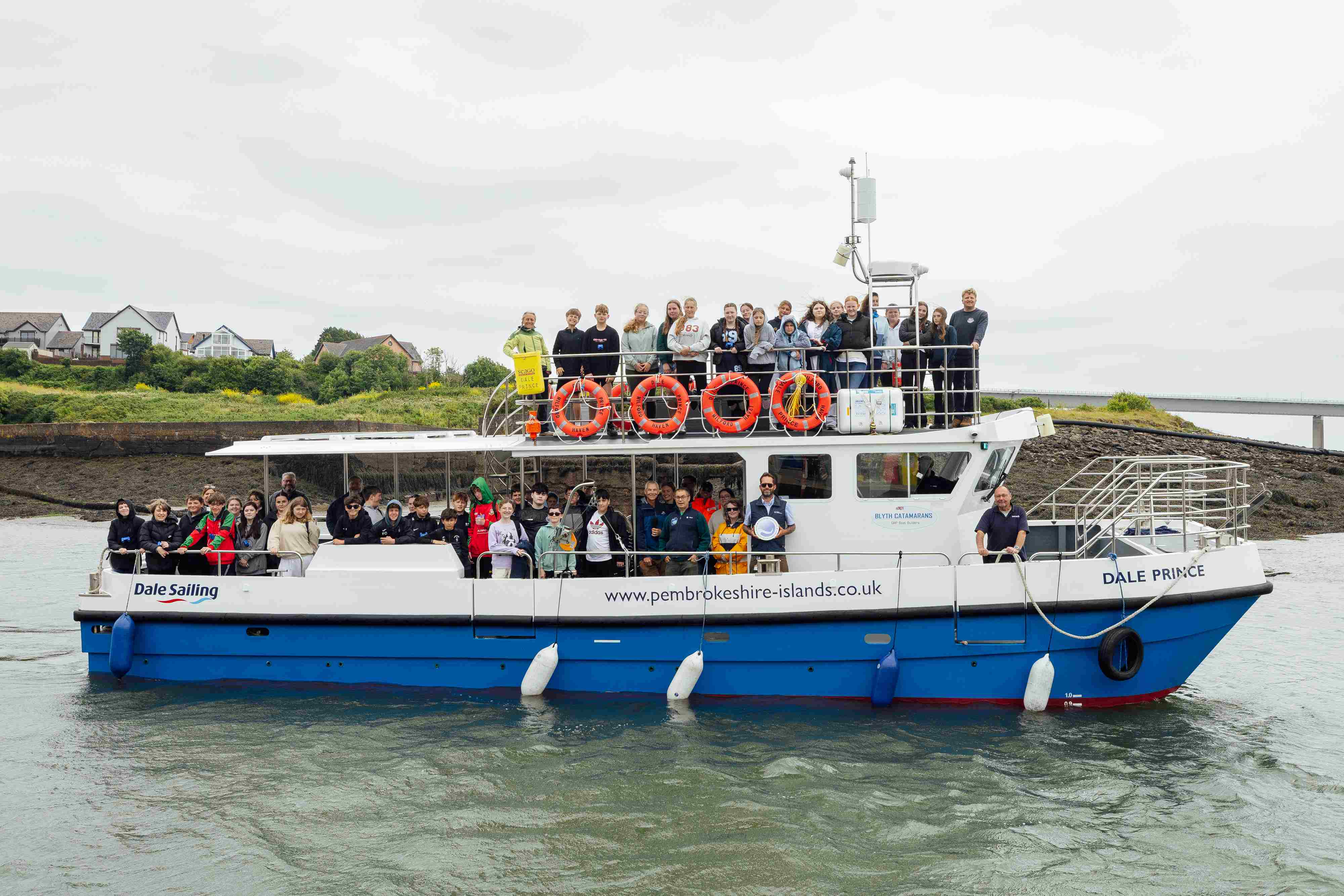 Year 8 Pupils Enjoy Boat Trips On The Milford Haven Waterway Exploring Potential Career Opportunities.