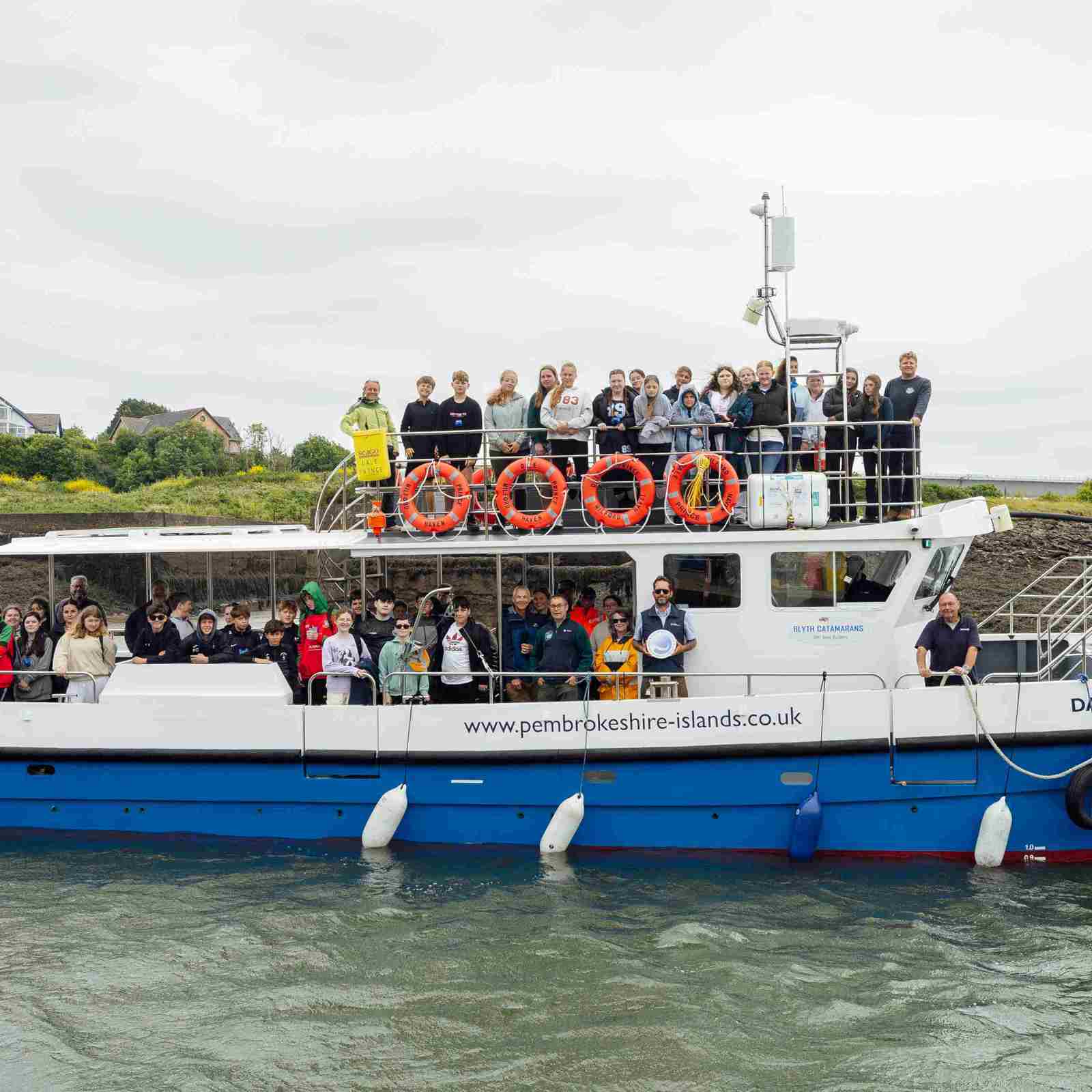 Year 8 Pupils Enjoy Boat Trips On The Milford Haven Waterway Exploring Potential Career Opportunities.