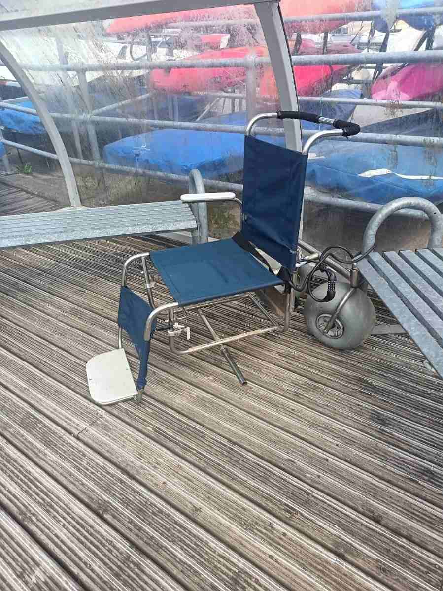 Damaged Beach Wheelchair