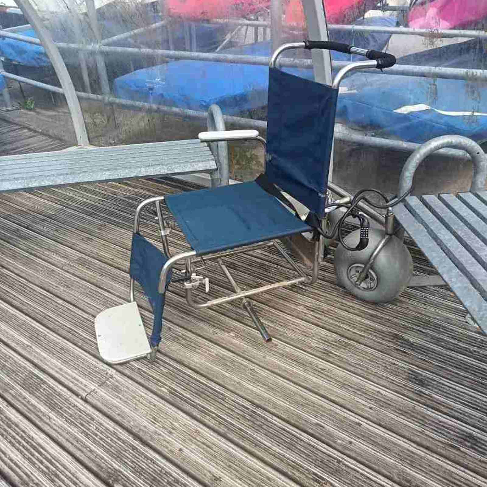 Damaged Beach Wheelchair