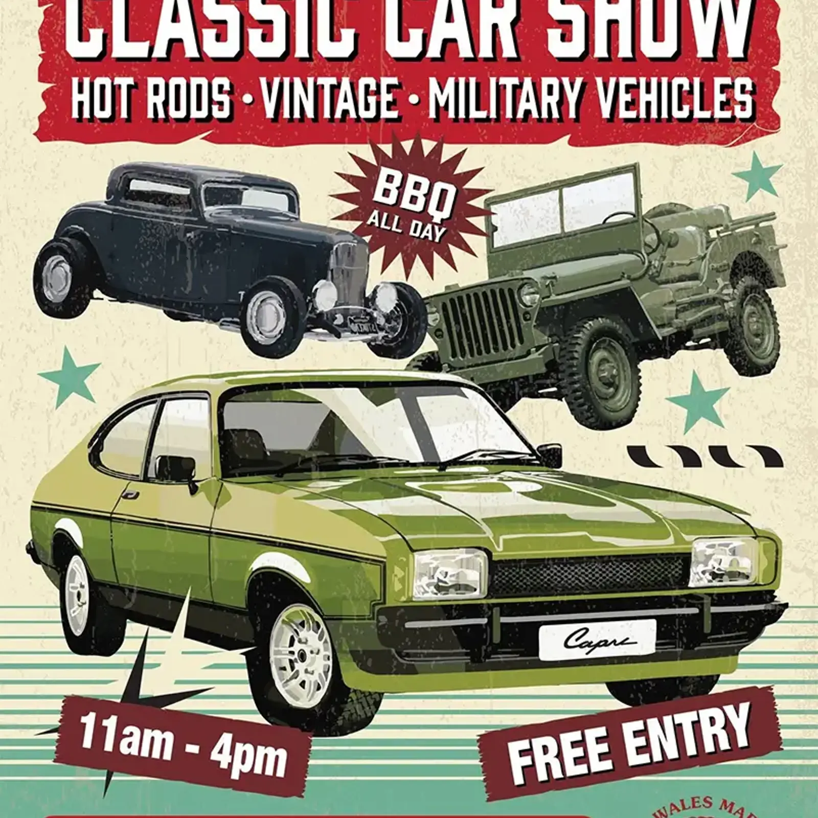 Classic Car Show West Wales Maritime Heritage Museum Pembroke Dock