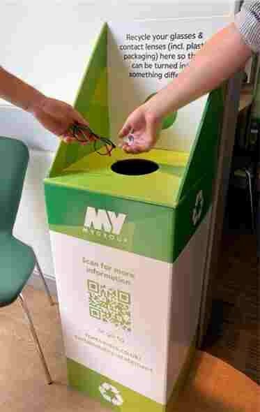 Specsavers Has Launched A New In Store Recycling Scheme Across Wales