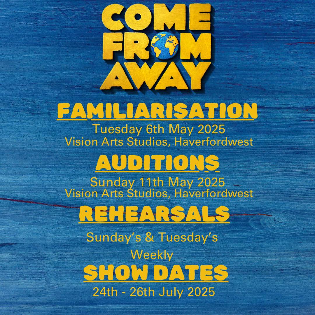  COME FROM AWAY, join the company for this unforgettable production, Details on poster