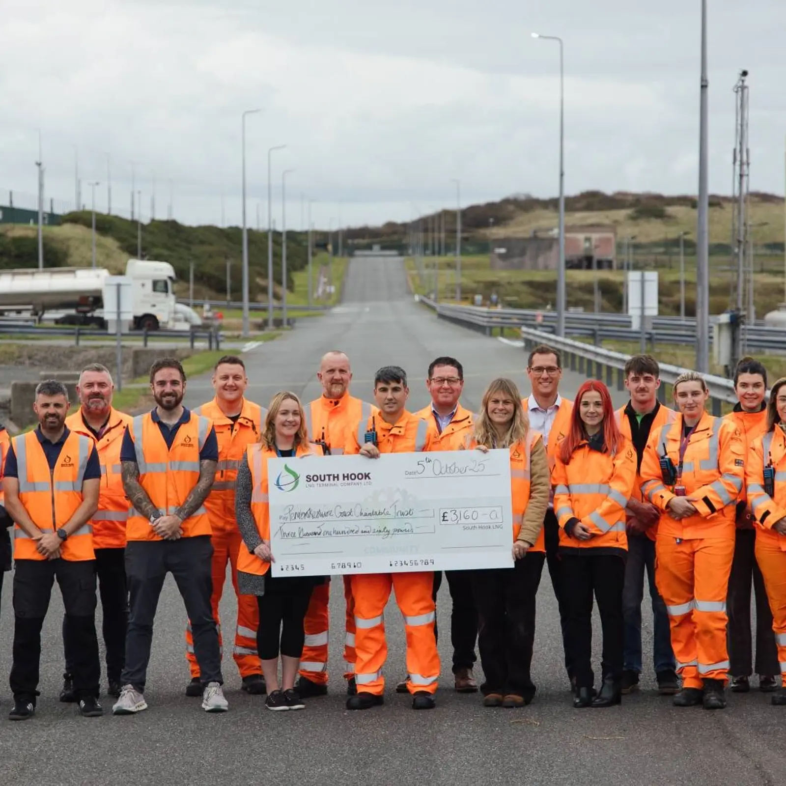 Smallpembrokeshire Charitable Trust Cheque 1