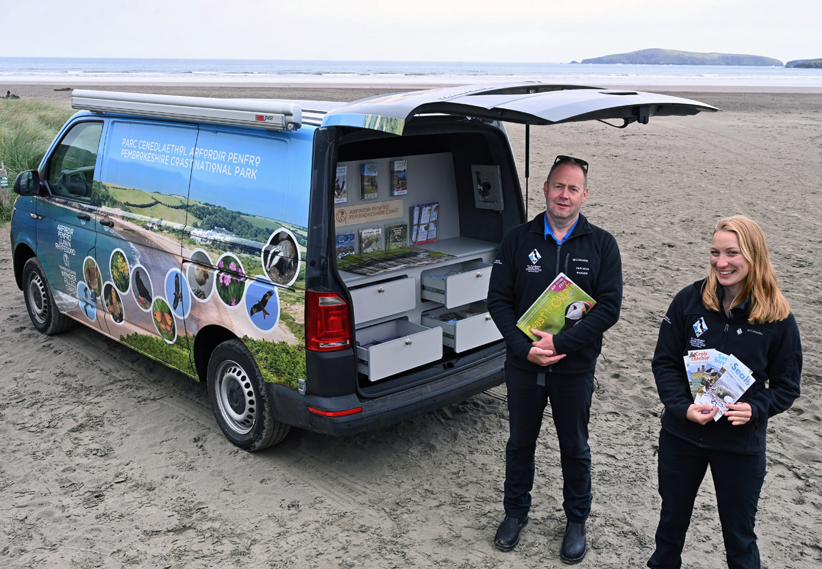 New mobile visitor centre ready to help visitors gear up for the Pembrokeshire Coast