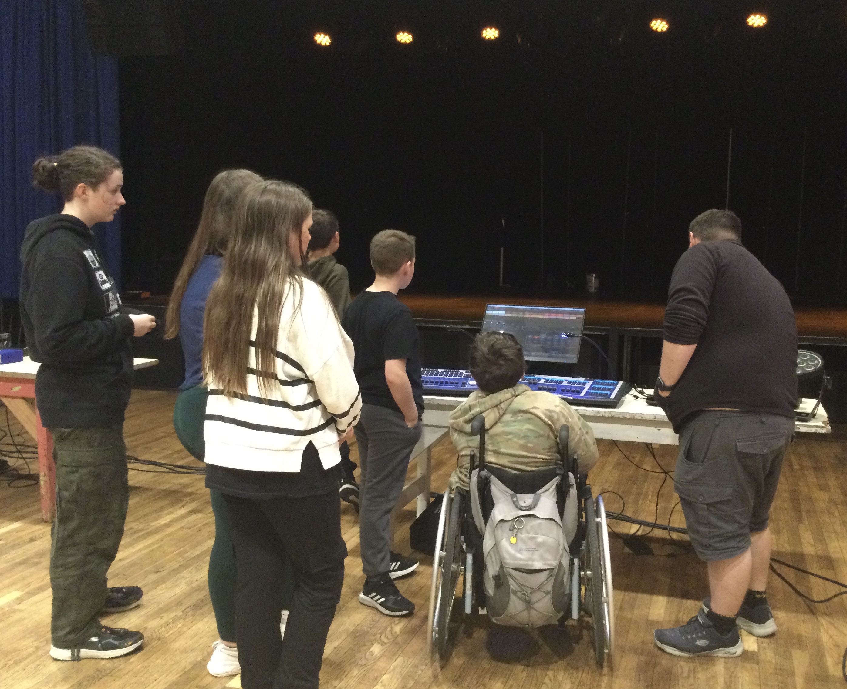 Production skills workshop for young people at Queens Hall