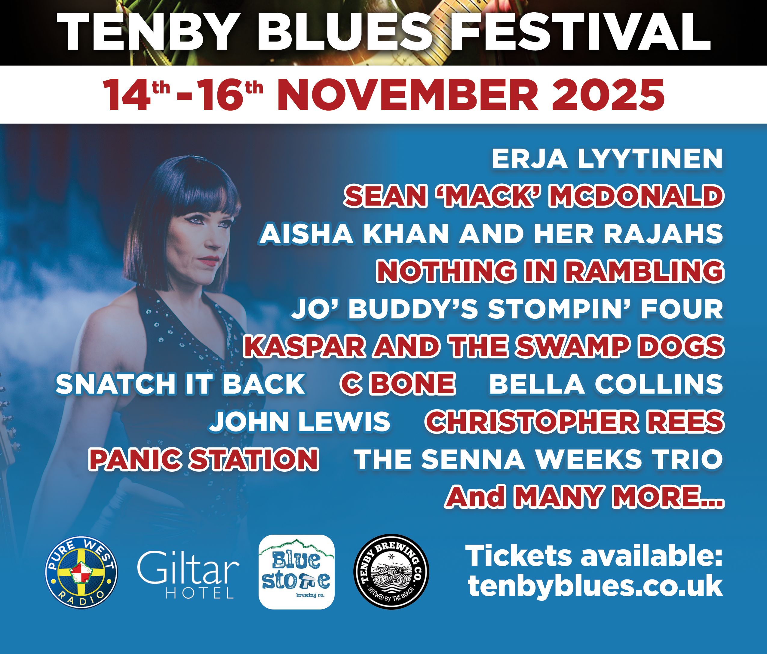 Tenby Blues A4 Poster 2025 V4 Compressed
