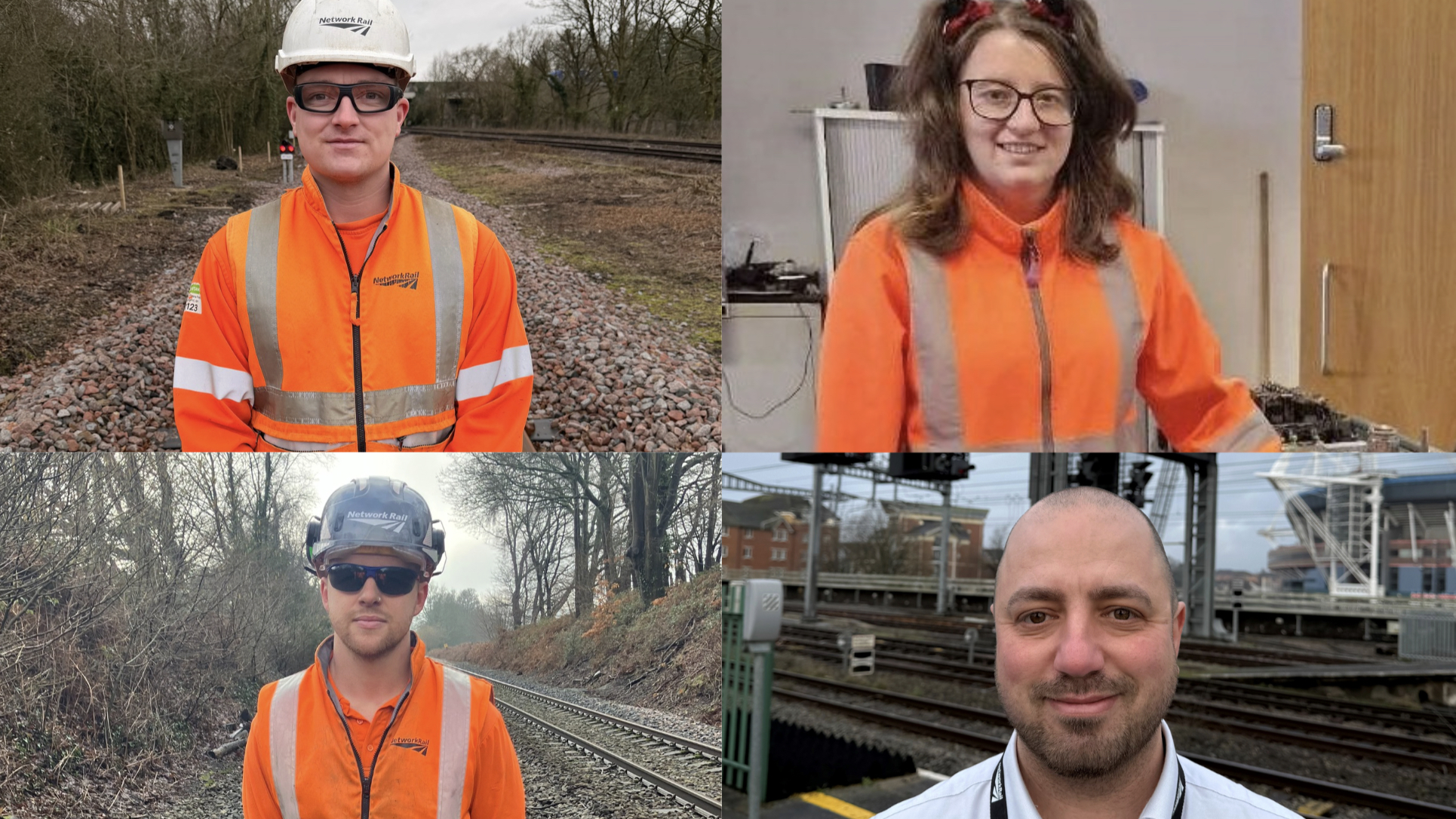 National Apprenticeship Week TL Charles TR Tamzin BL Ryan BR Sam Cropped