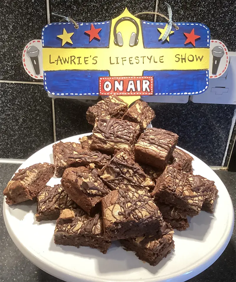PEANUT BUTTER BROWNIES