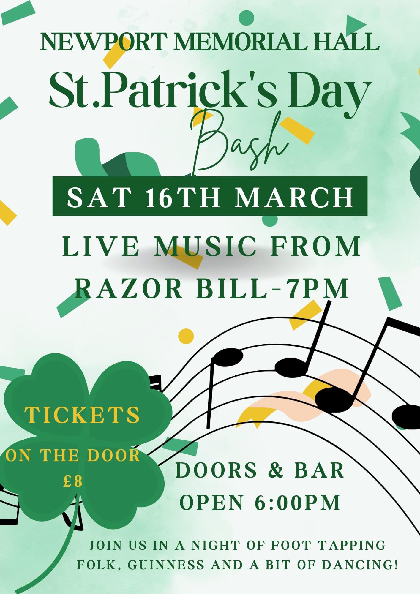 St. Patrick's Day Bash, Newport