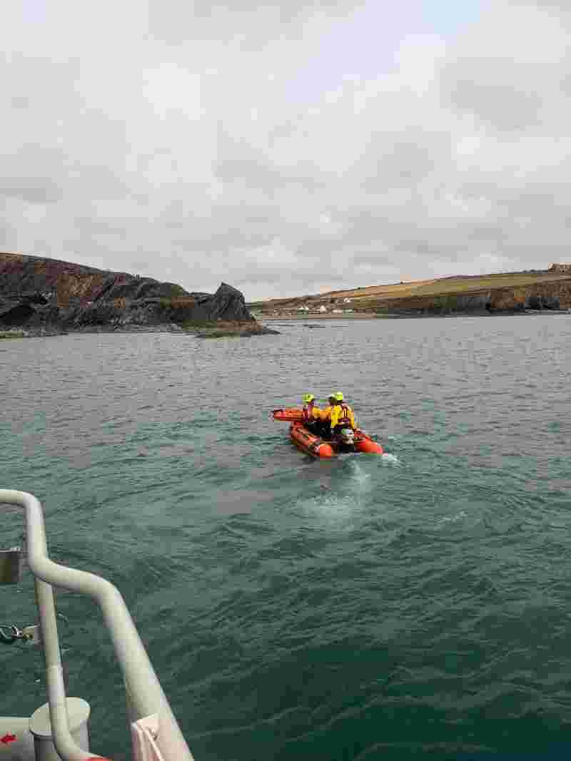 St Davids Rnli Respond To Back Injury At The Blue Lagoon