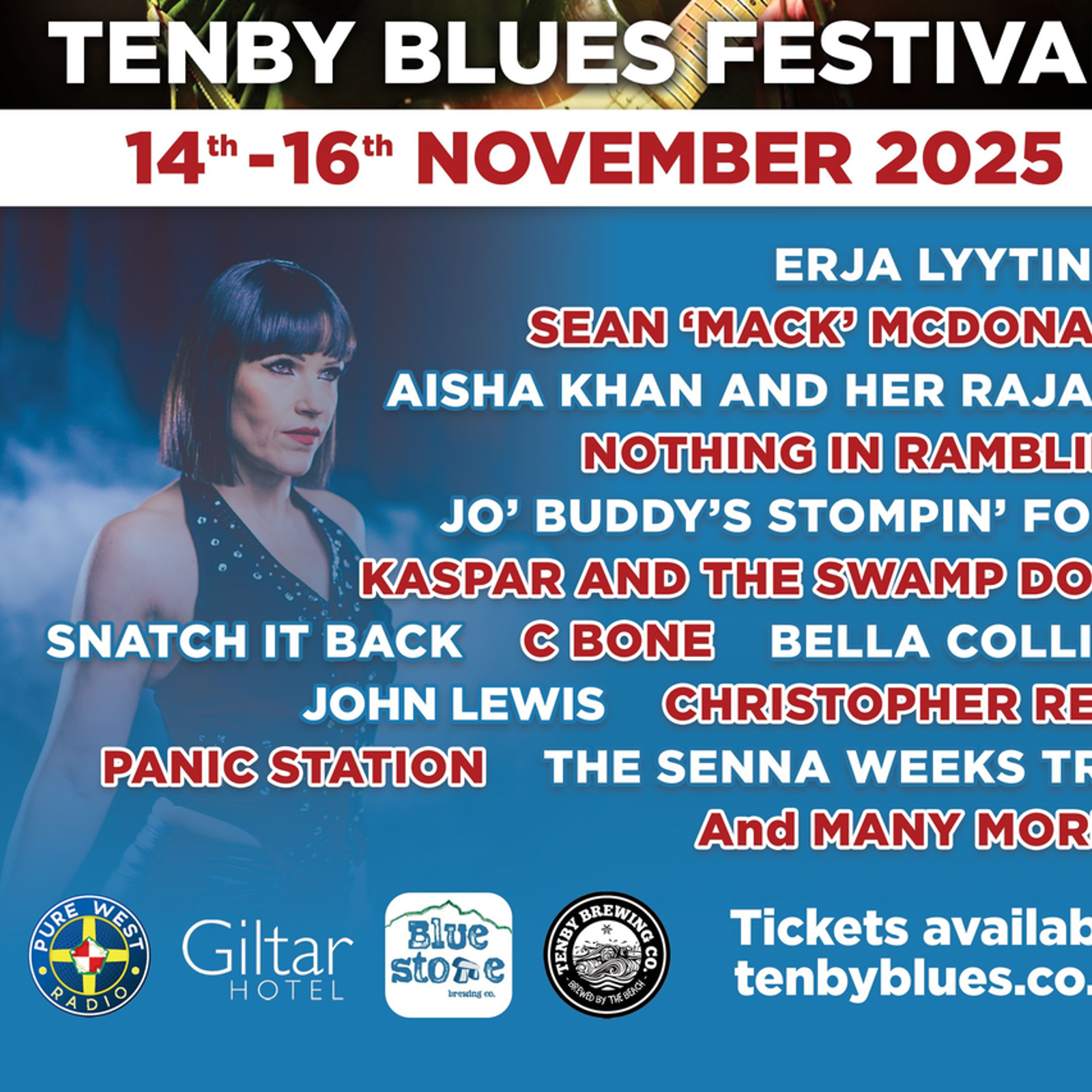 Tenby Blues A4 Poster 2025 V4 Compressed