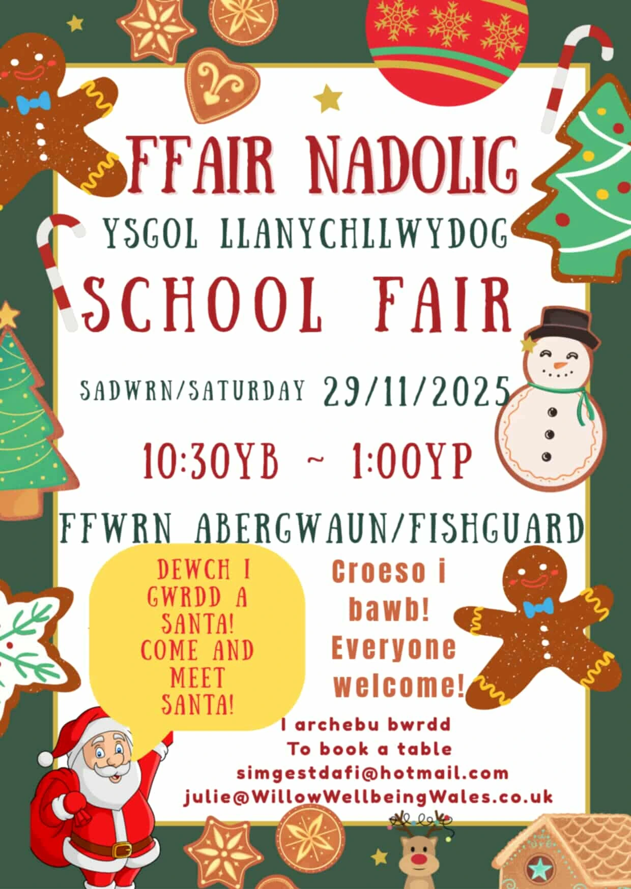 School Chrismas Fair Poster (1)