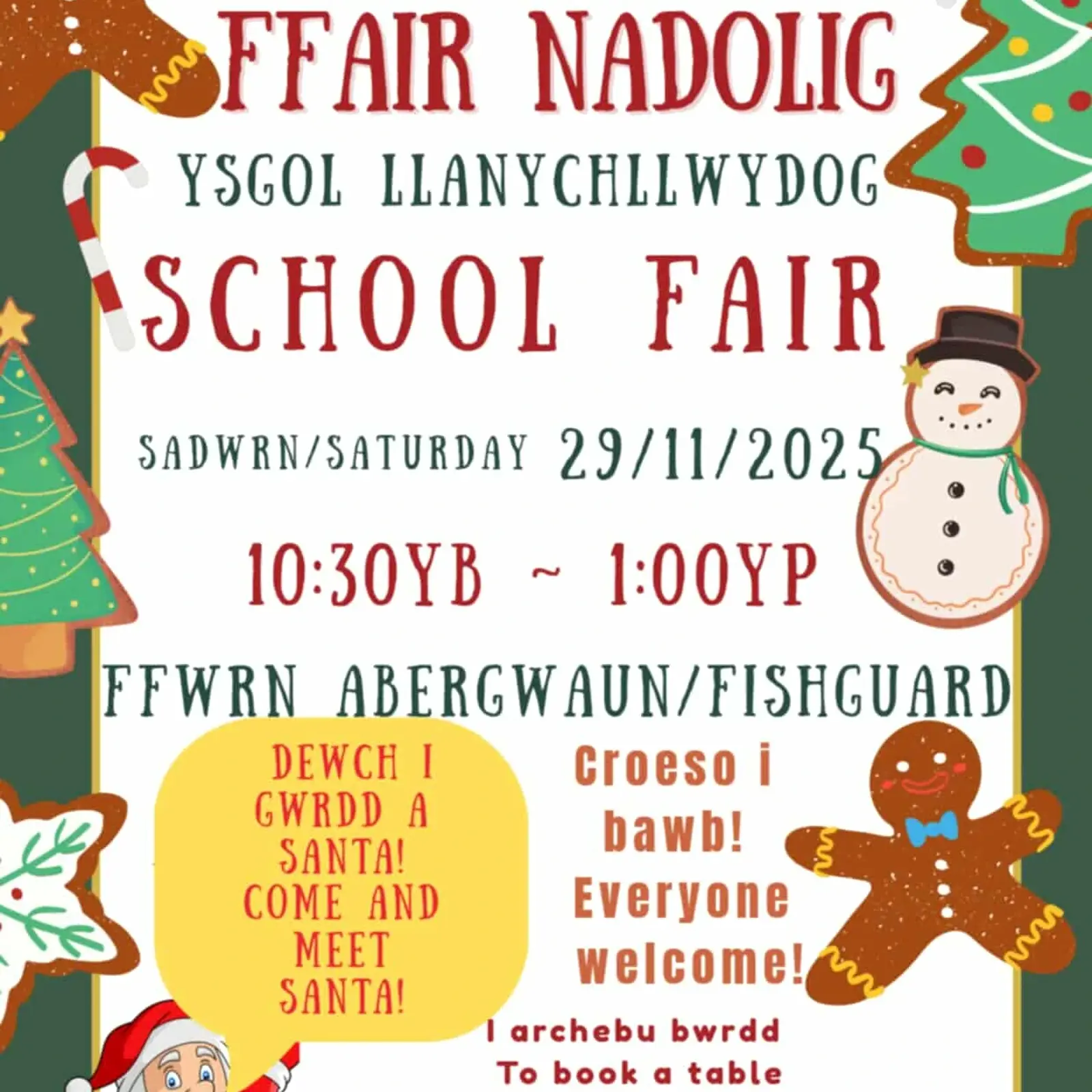 School Chrismas Fair Poster (1)