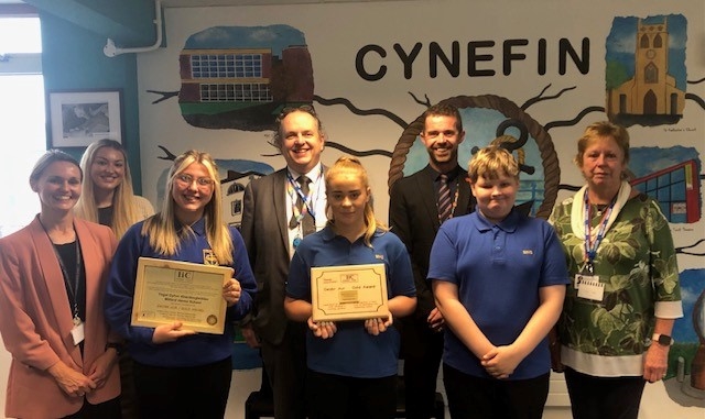 Milford Haven School first to achieve gold in carer’s scheme