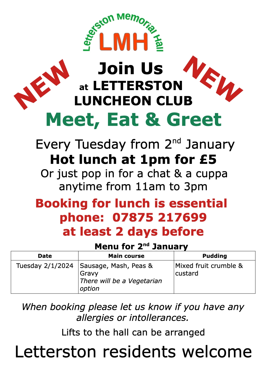 Letterston Luncheon Club