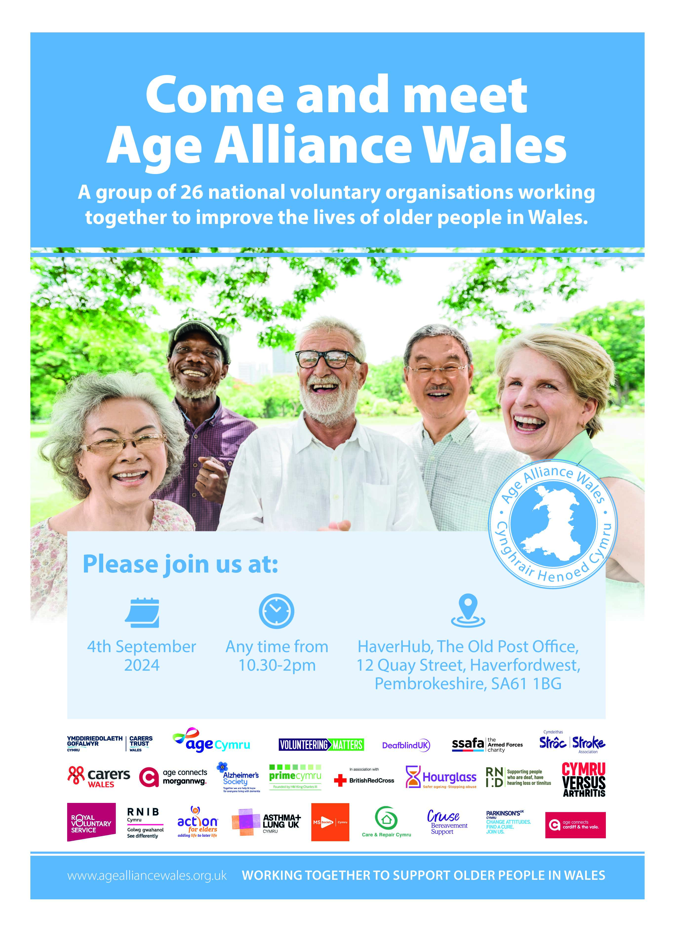 Age Alliance Wales roadshow to hit Haverfordwest