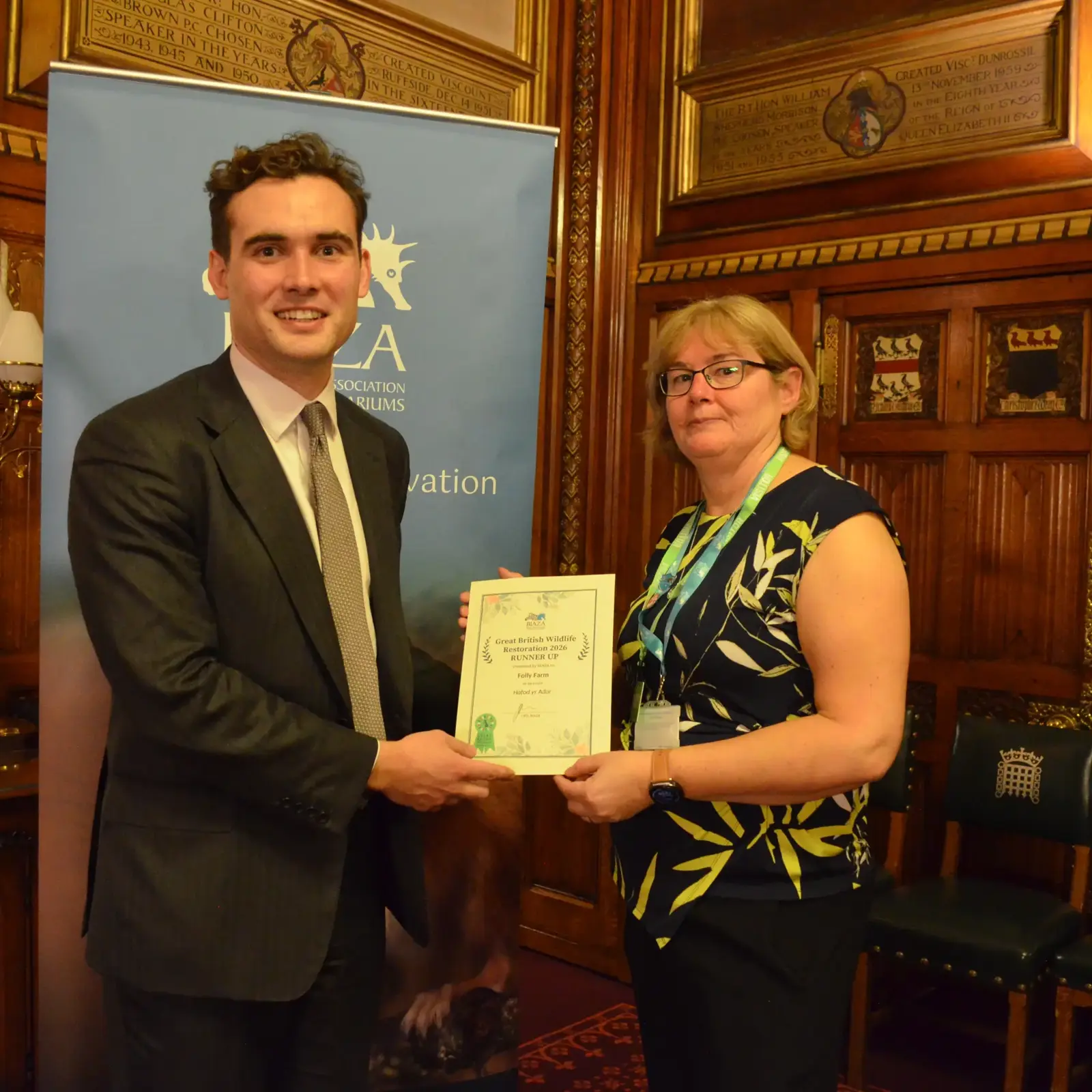 Henry Tufnell Mp Biaza Wildlife Restoration Award 2