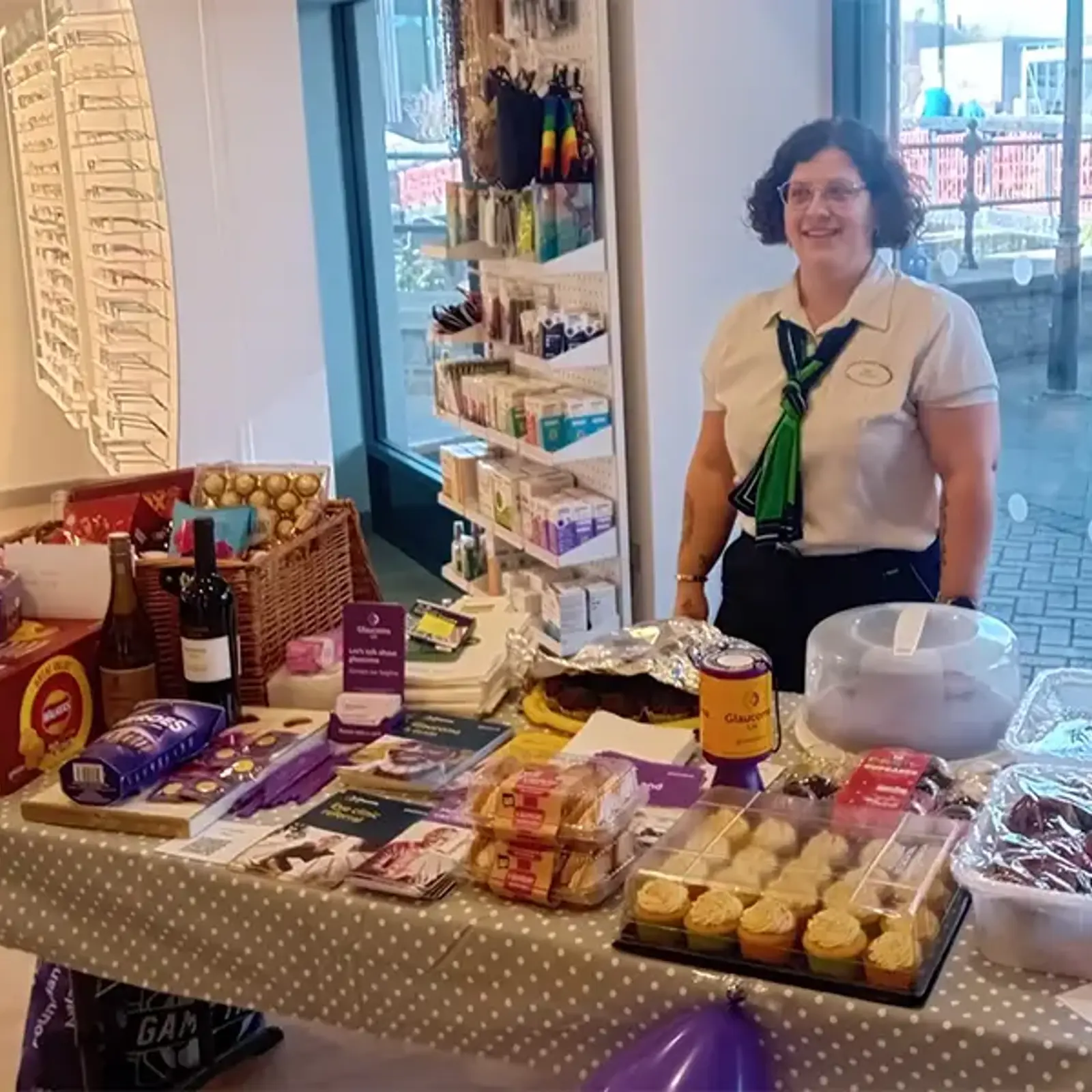 Haverfordwest Opticians Raises Funds For Glaucoma UK With Charity Bake Sale