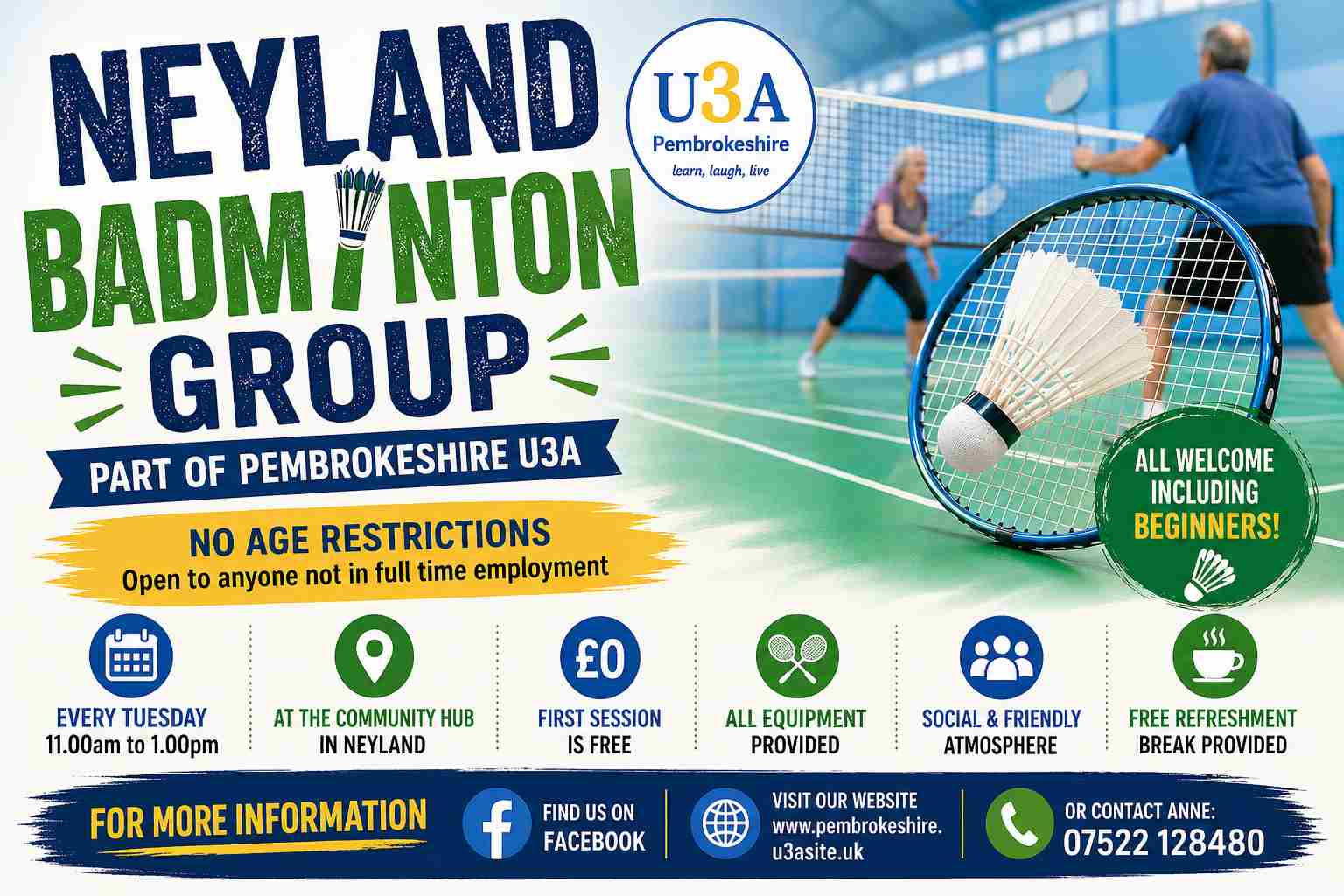 Revised Landscape Neyland Badminton Poster