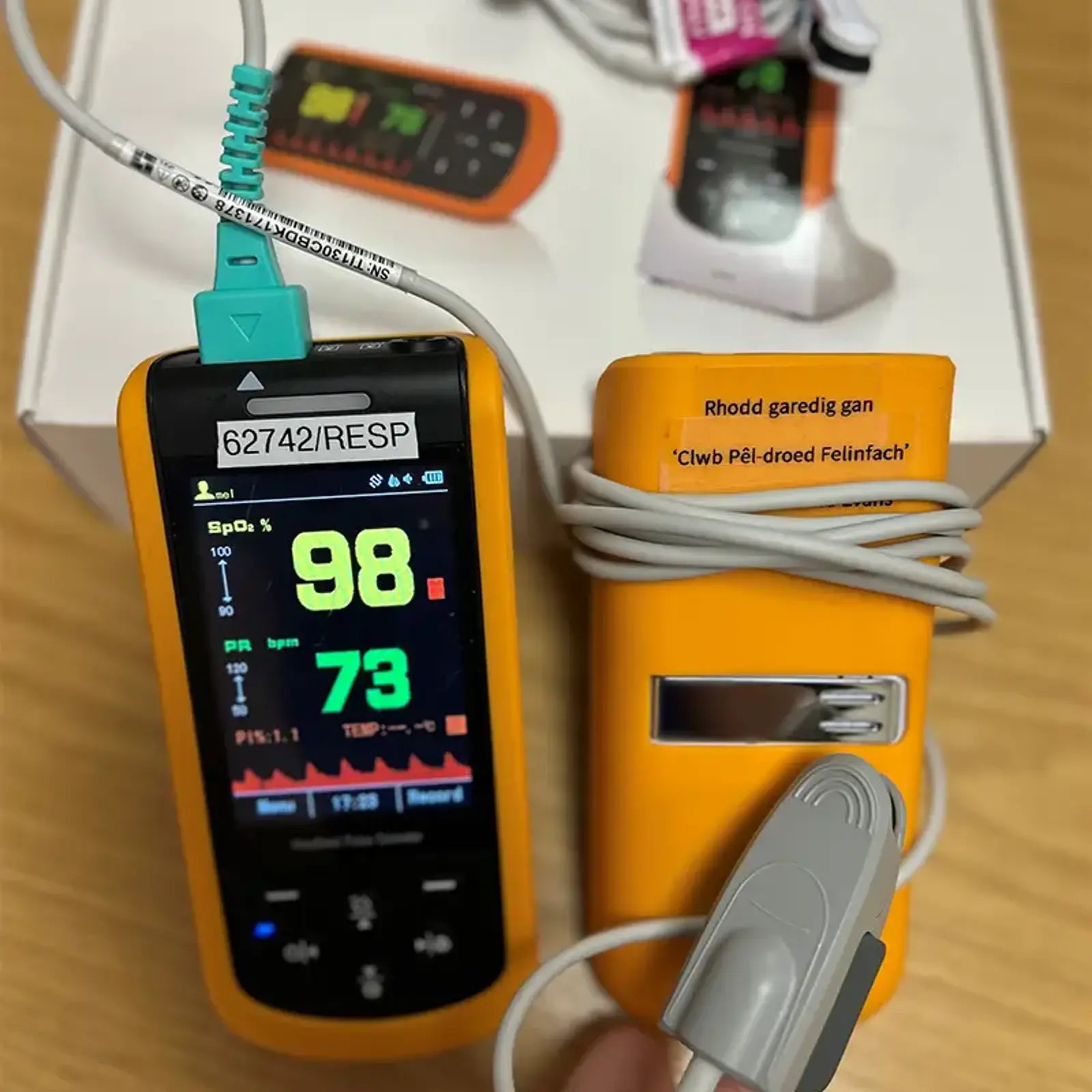 Donations Fund New Oxygen Saturation Monitor For Glangwili