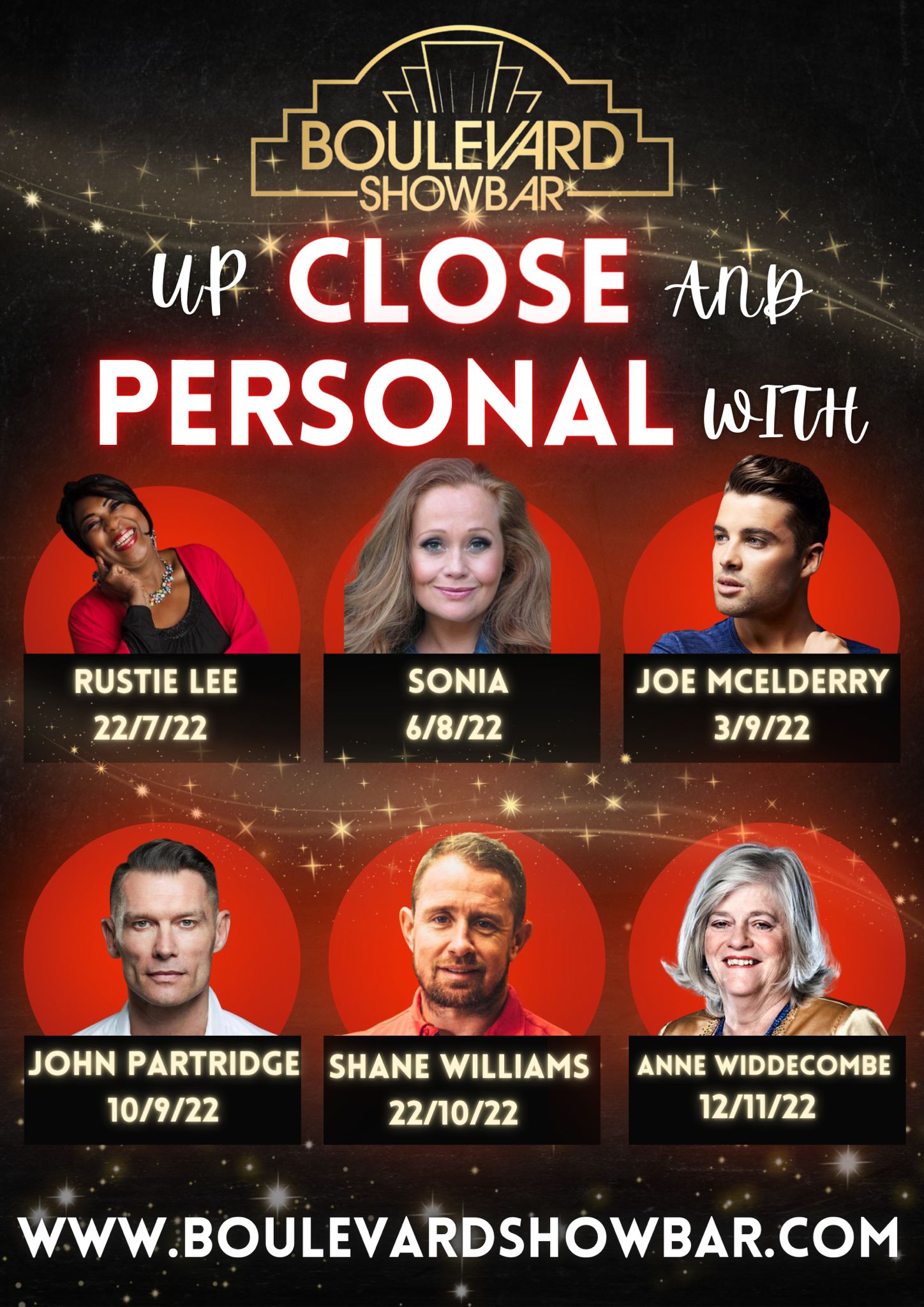 Boulevard Showbar launches exclusive ‘Up Close and Personal’ series