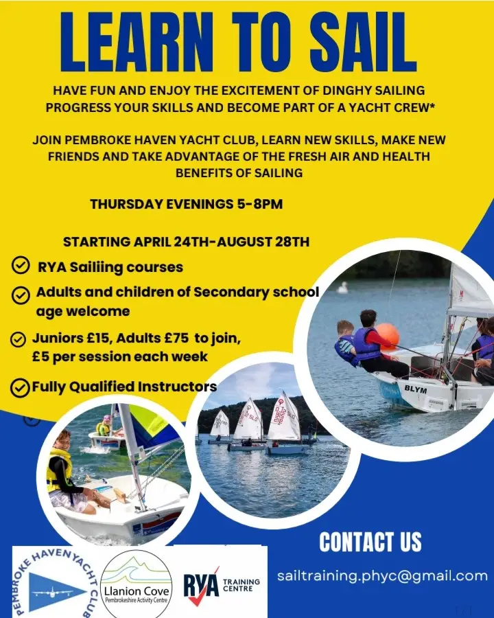 Learn To Sail Pembroke Haven Yacht Club