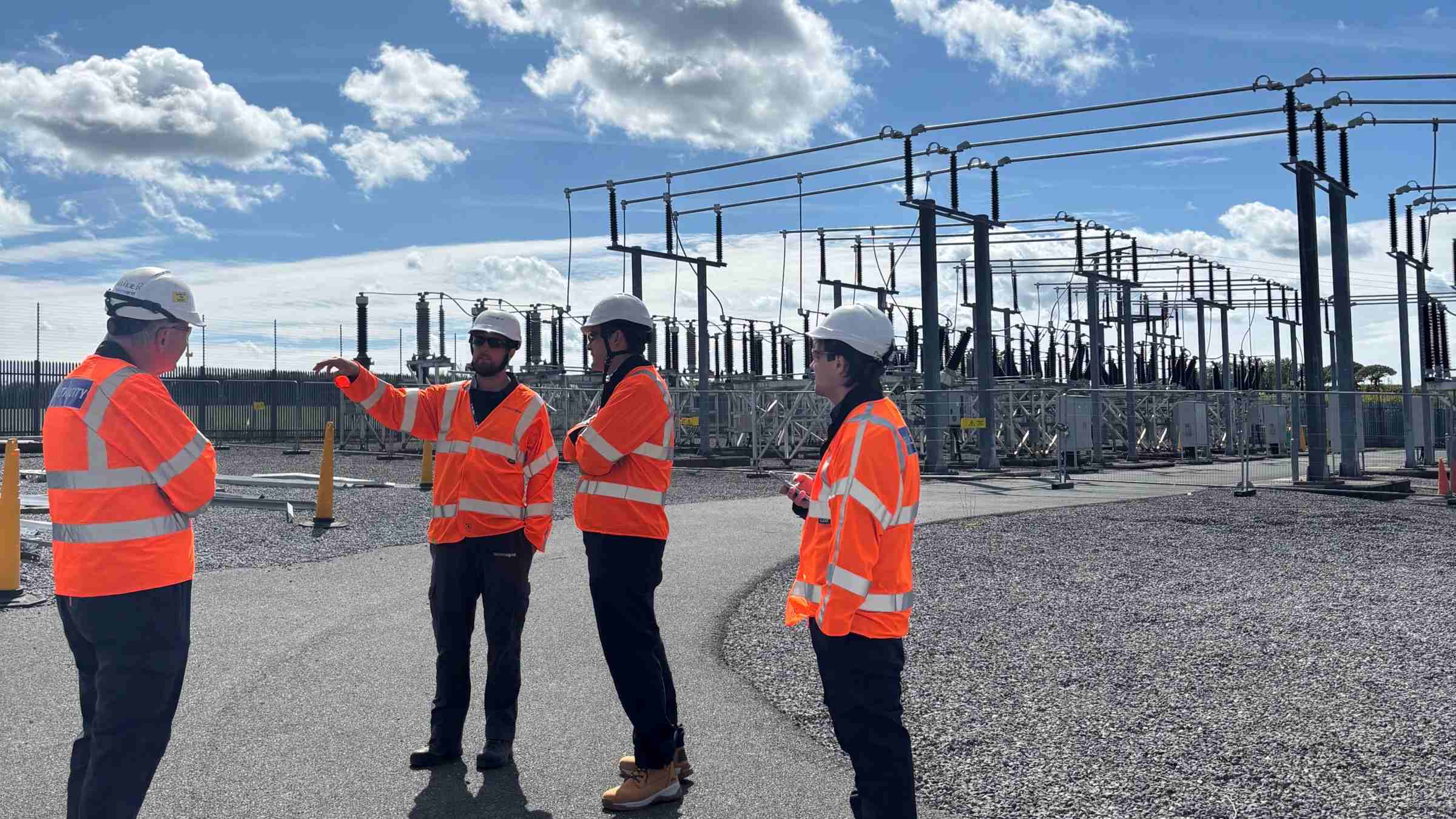 Henry Tufnell MP Visits NGED Milford Haven Substation Cropped