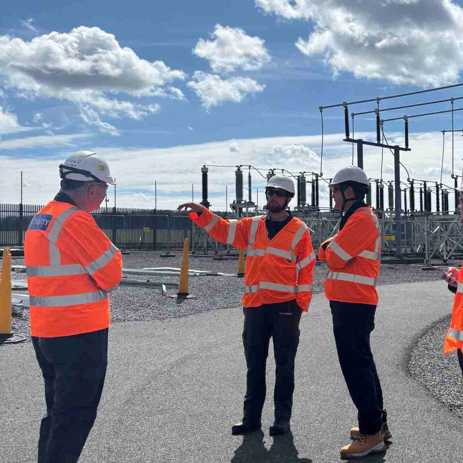 Henry Tufnell MP Visits NGED Milford Haven Substation Cropped