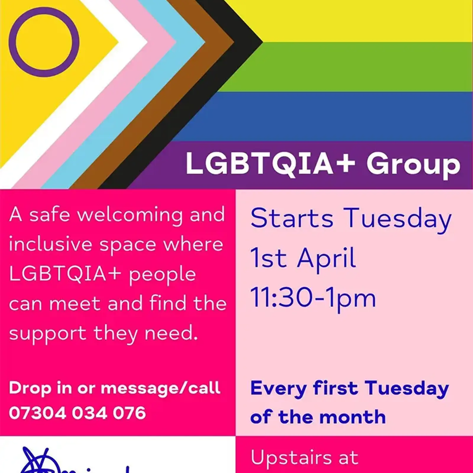 LGBTQIA+ Group Every First Tuesday Of The Month