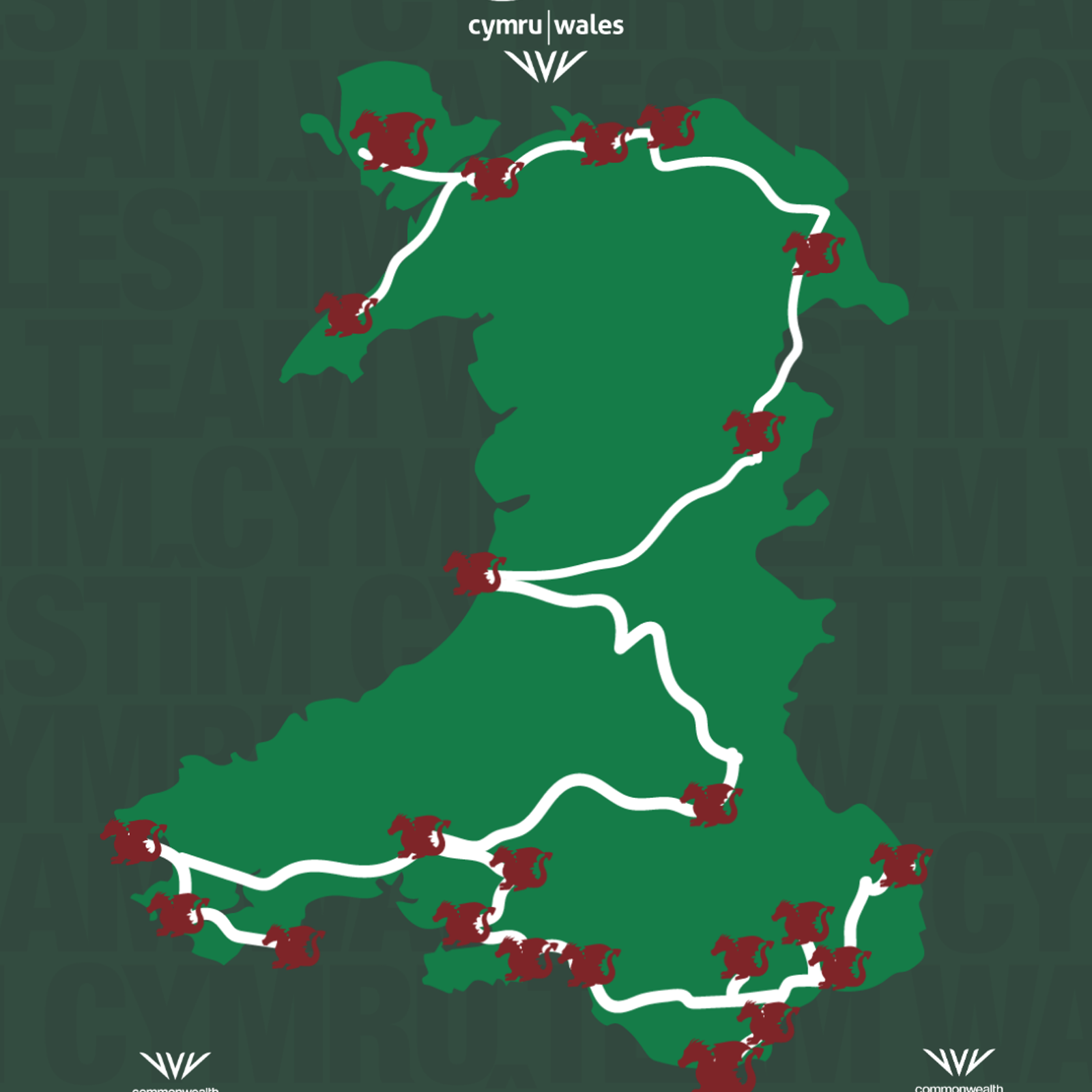 KBR Cymru 2026 Map Route