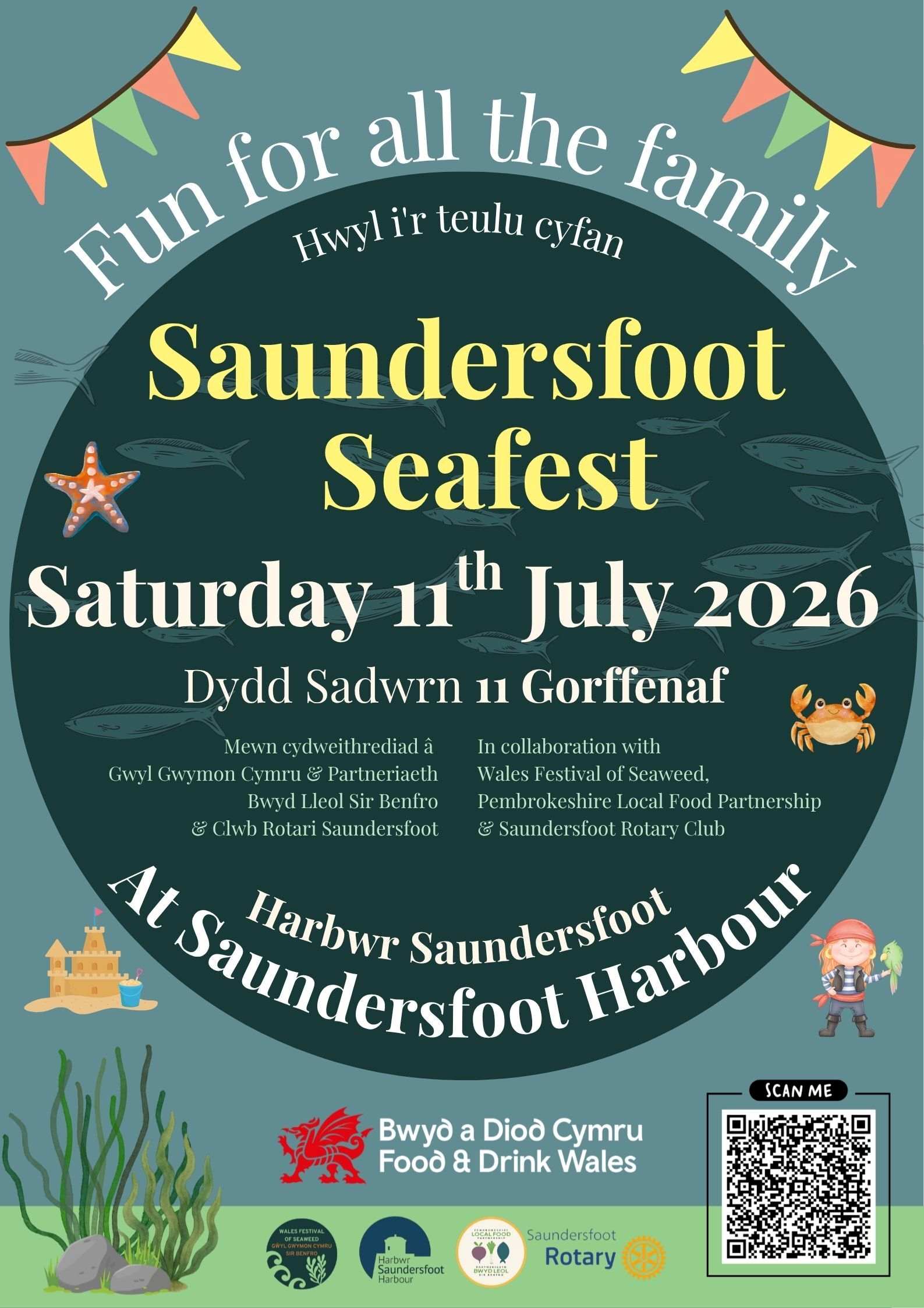 Saundersfoot Seafest Poster 140426