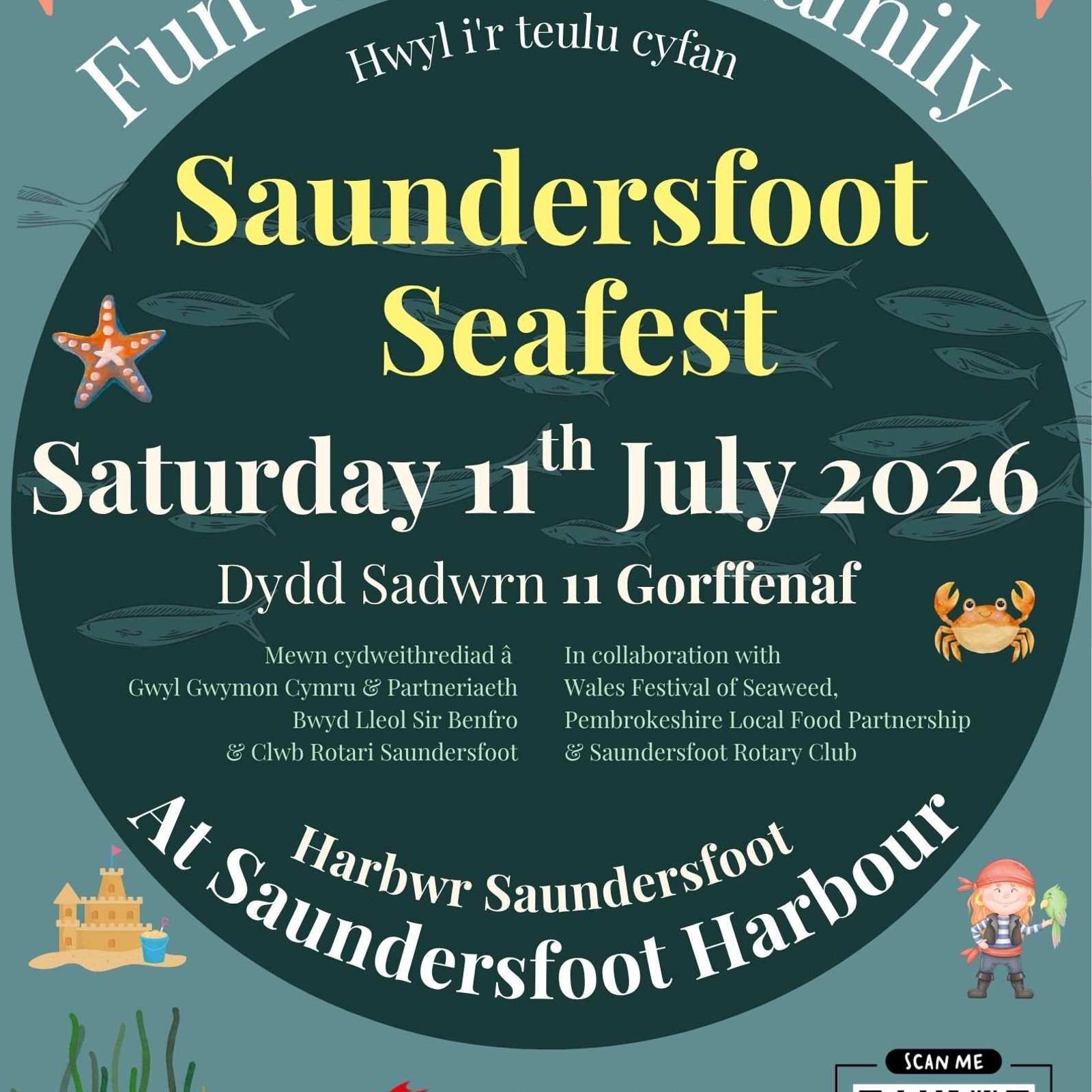 Saundersfoot Seafest Poster 140426