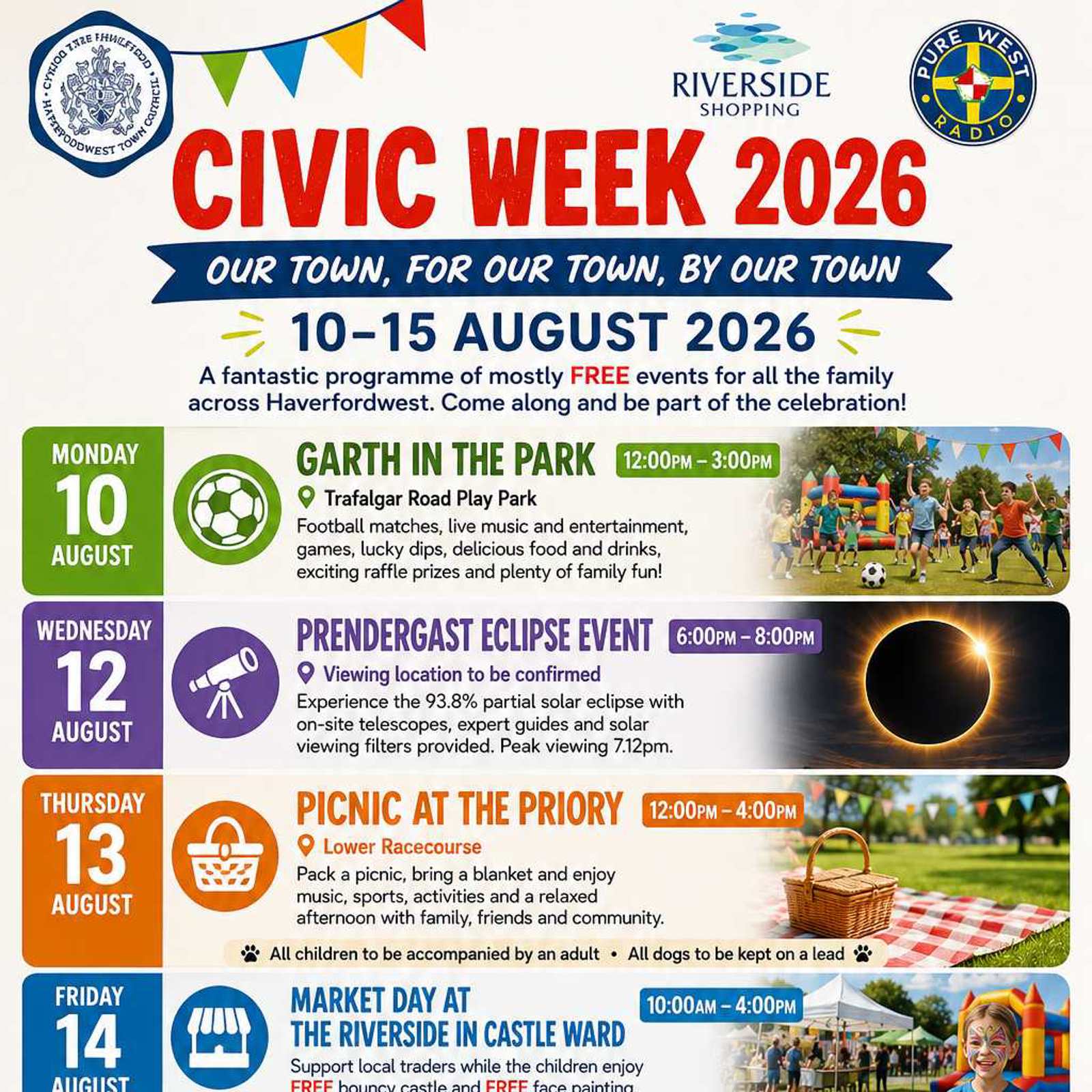 Civic Week 10 15 August Poster