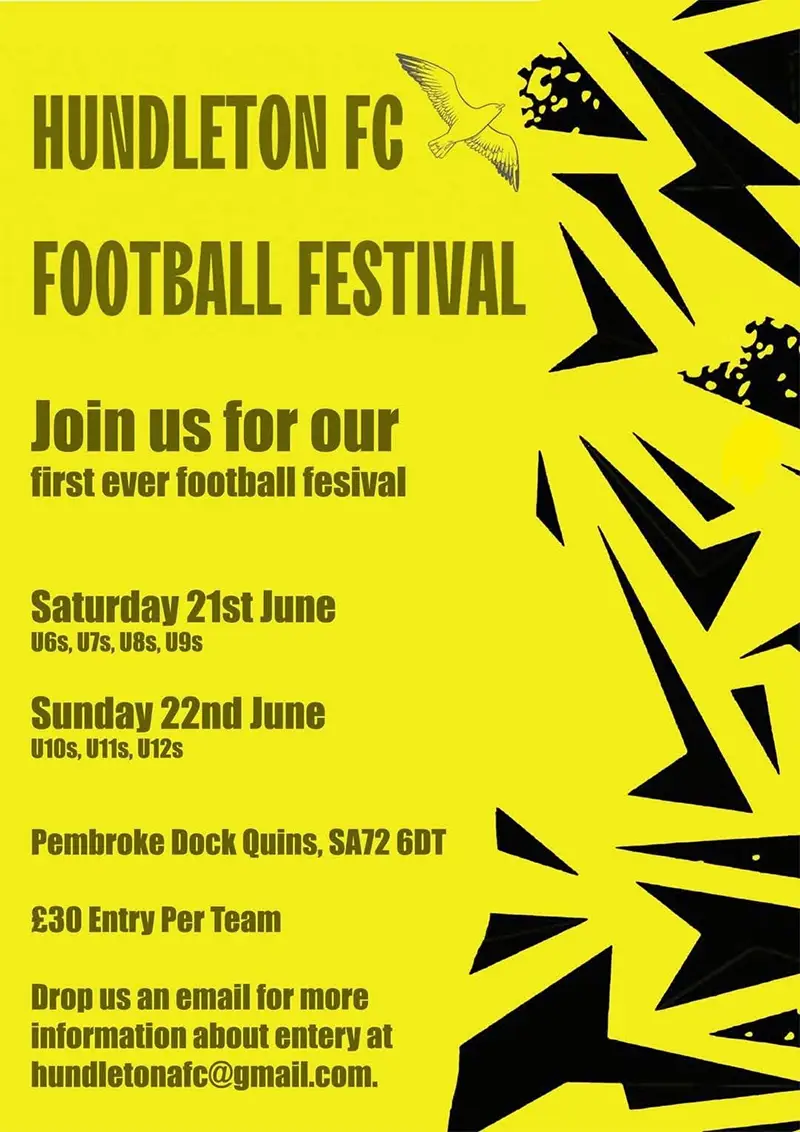 Hundelton FC Football Festival Pembroke Dock Quins