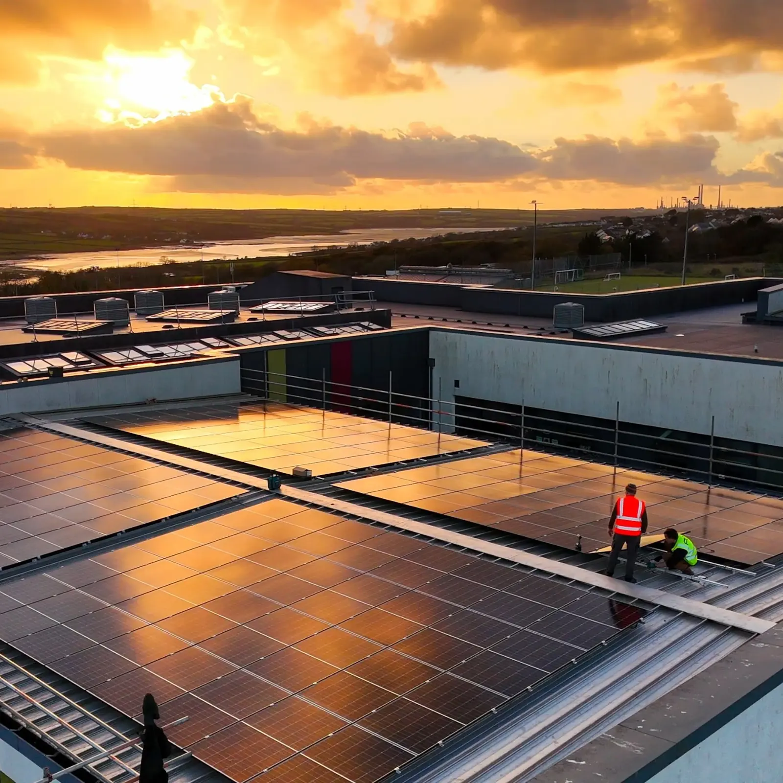 Ysgol Harri Tudur Solar Panel Installation Supported By NGED Cropped