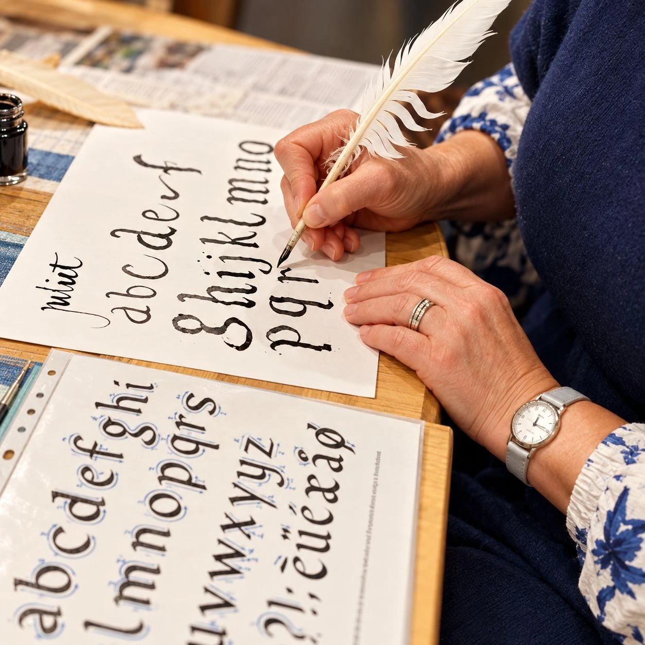 Smallfeather Quill Calligraphy Workshop