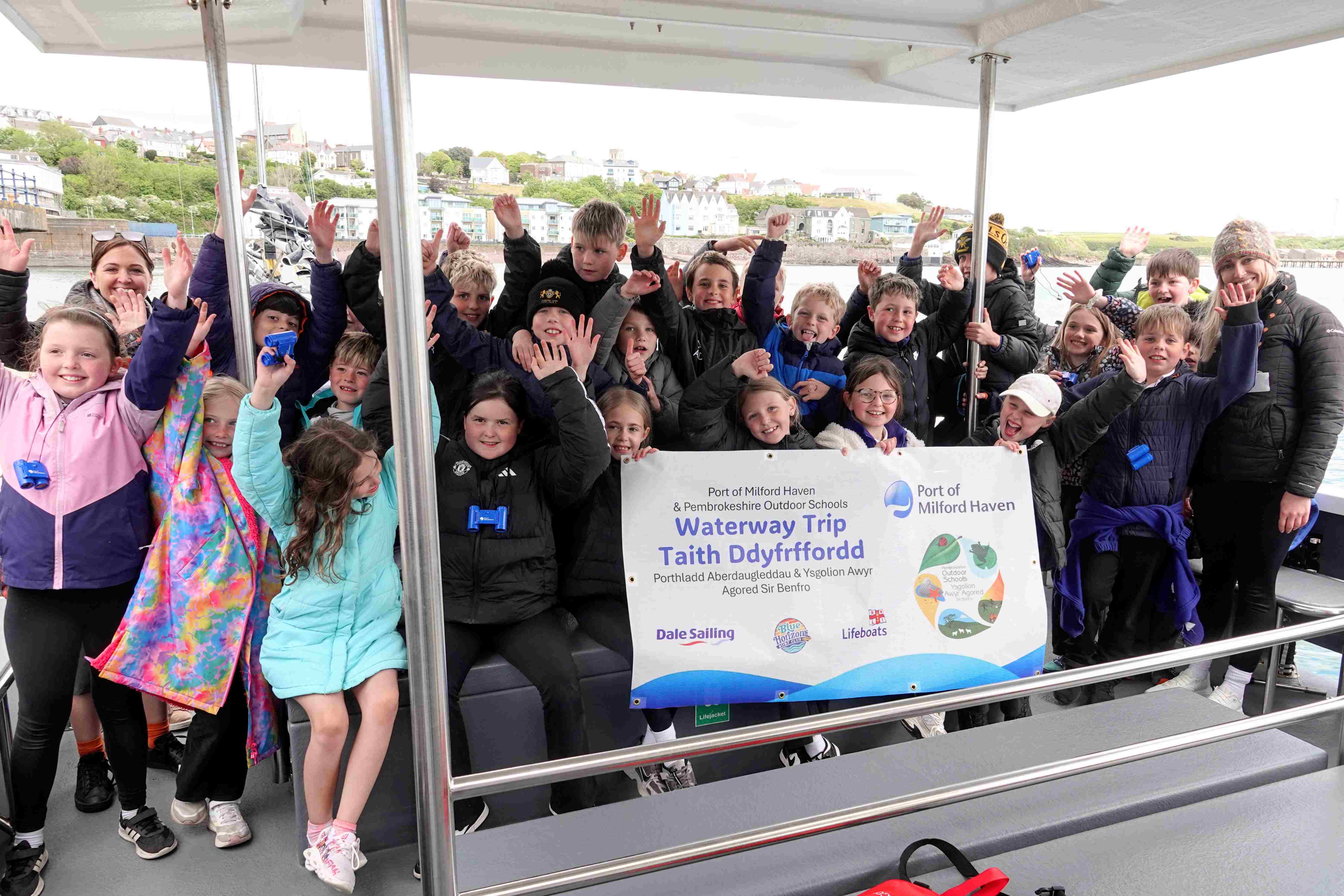 Pupils From Cleddau Reach VC School Enjoy A Trip On The Milford Haven Waterway