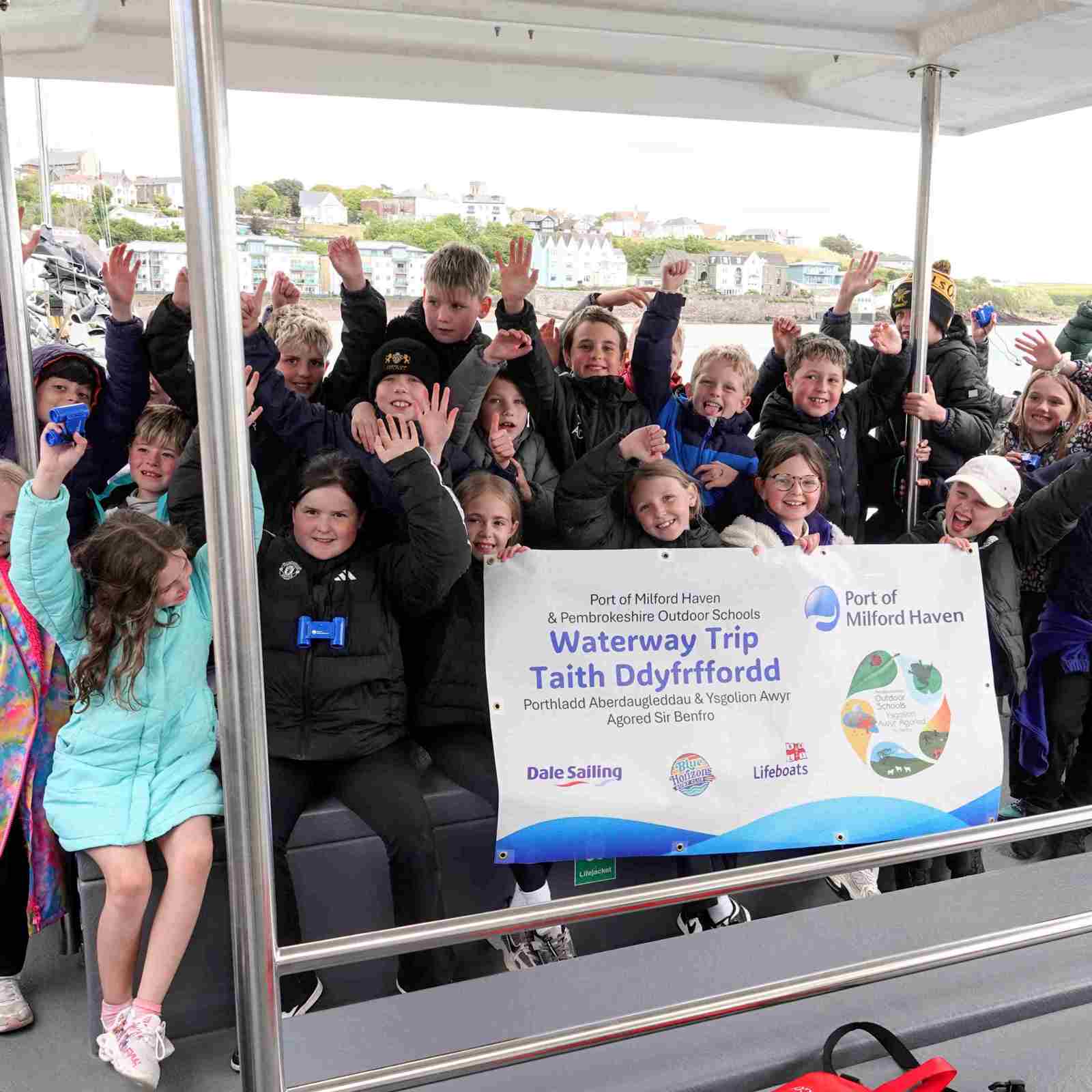 Pupils From Cleddau Reach VC School Enjoy A Trip On The Milford Haven Waterway