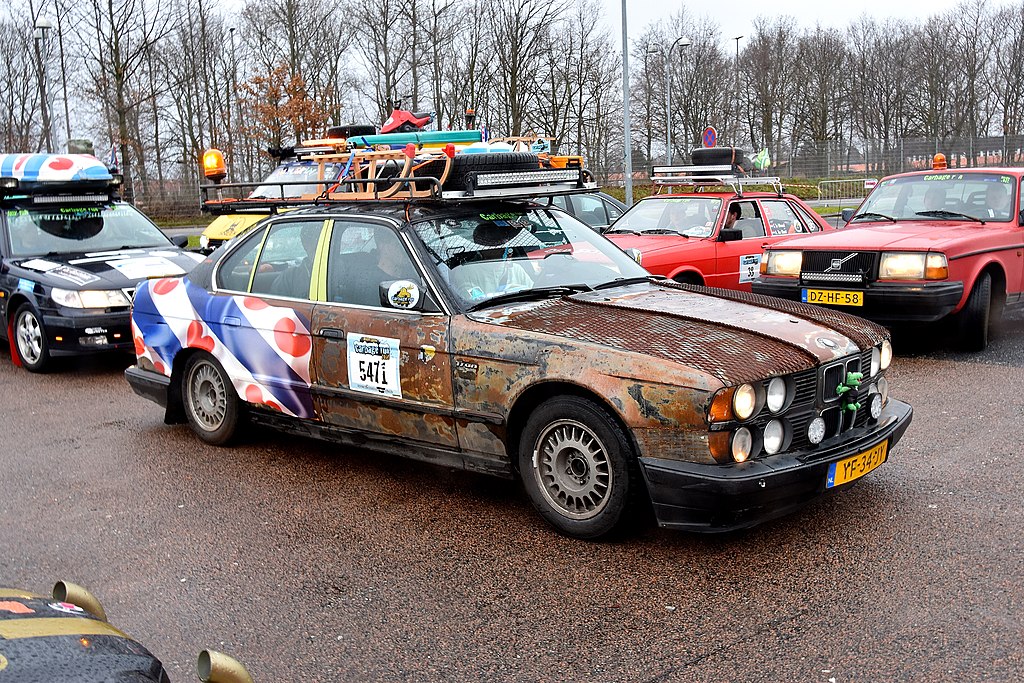 Garbage or carbage?  Who's spotted these rally cars as they journey through Pembrokeshire?