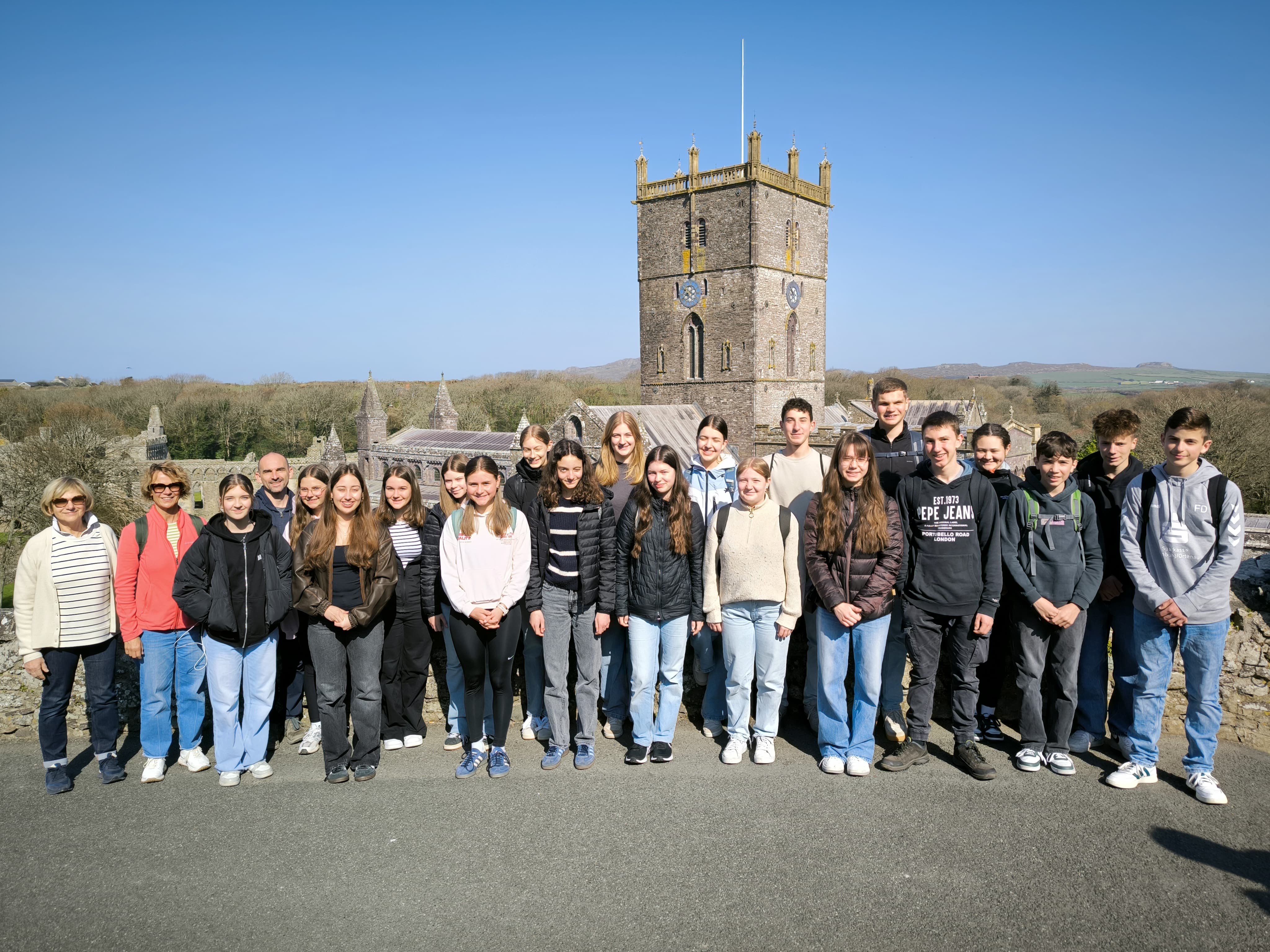 Young people enjoy international learning exchange trip from Oberkirch to Haverfordwest