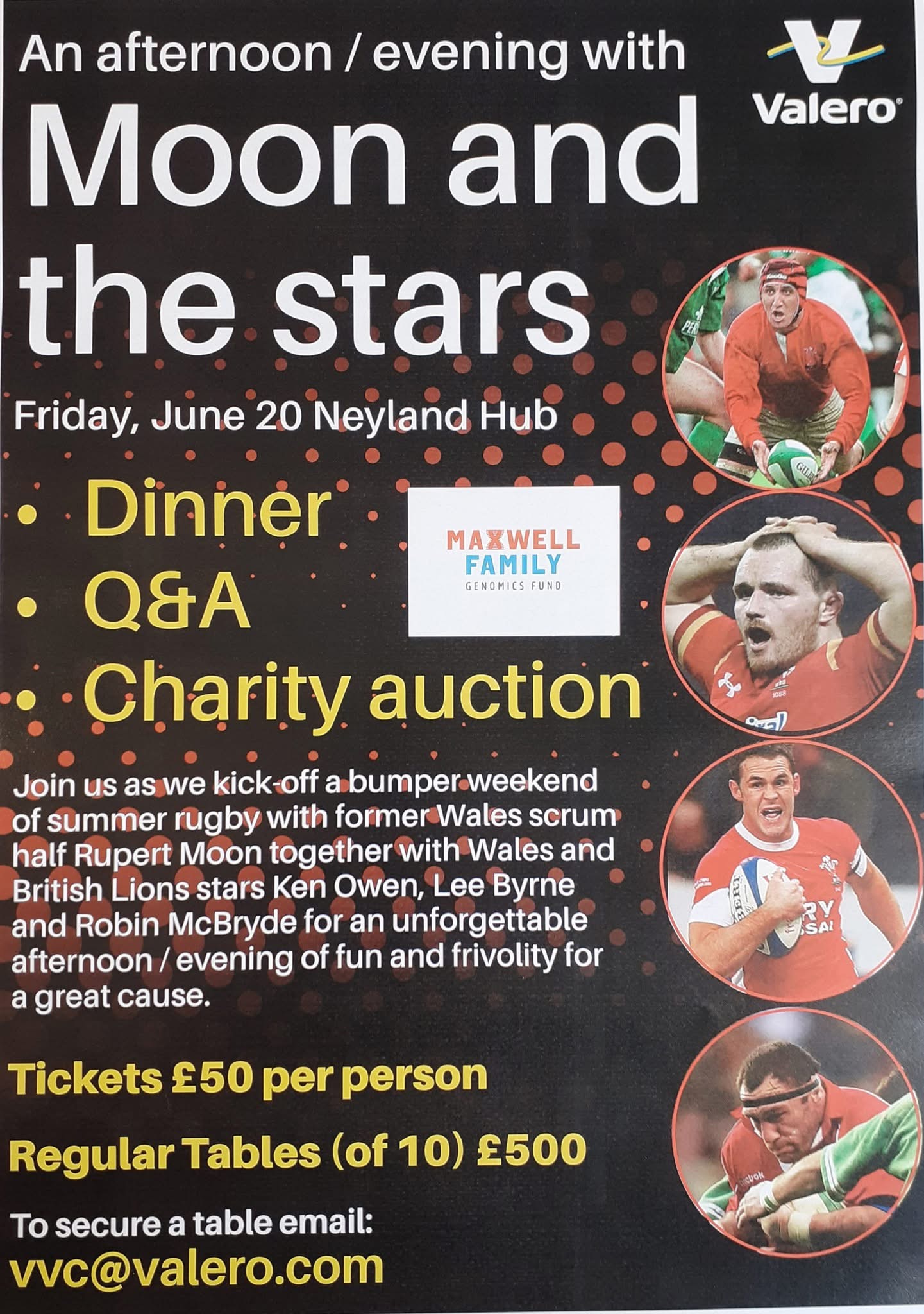 An Afternoon/Evening with Moon & Stars, Neyland Hub, Friday June 20th