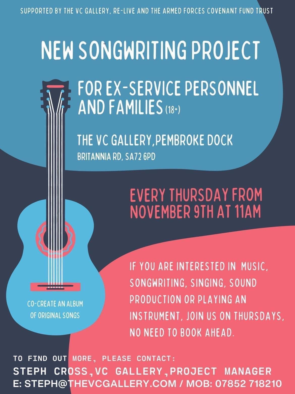 Songwriting Project, Pembroke Dock