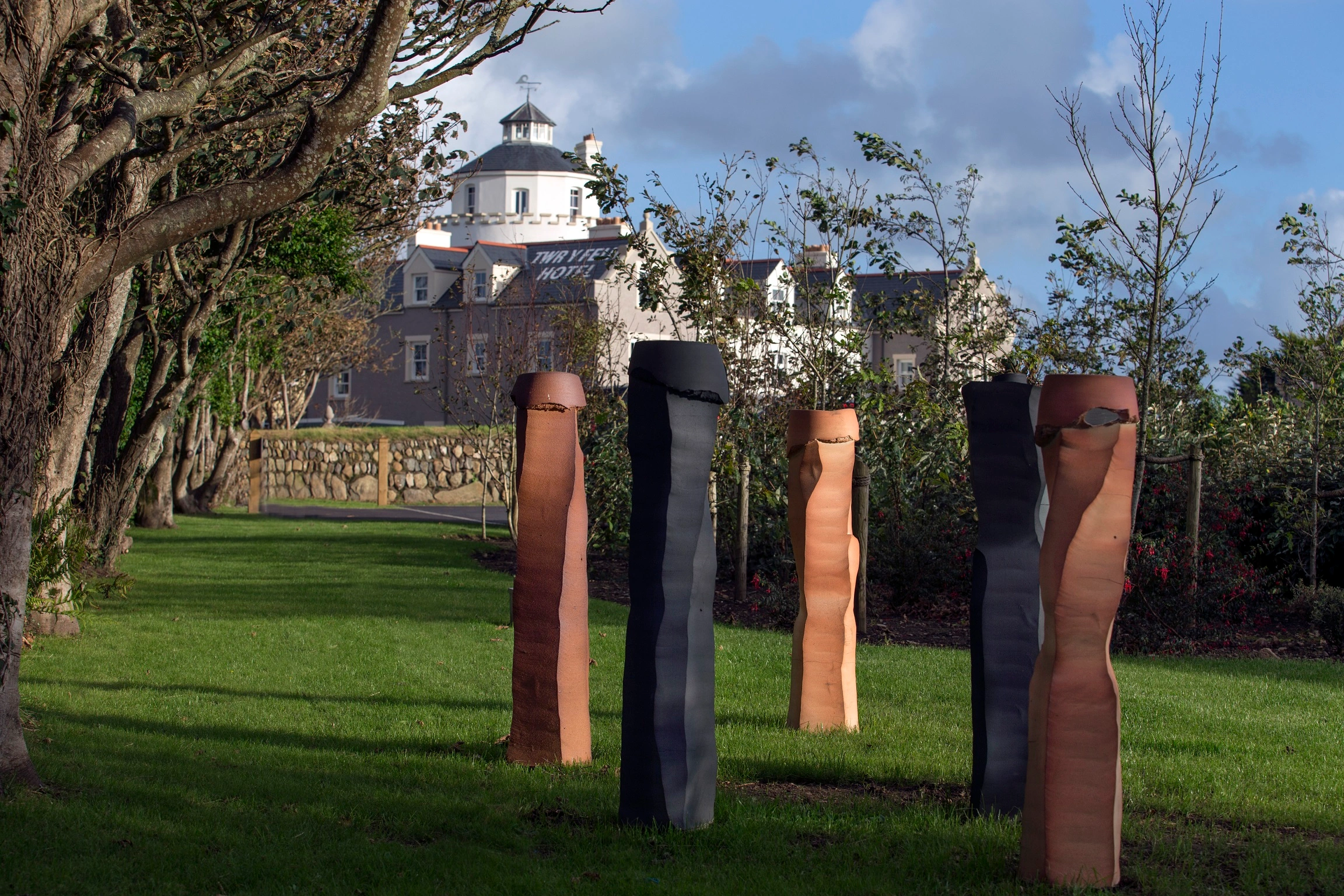 Twr Y Felin Hotel, Adam Buick Monoliths, Autumn Light (1)