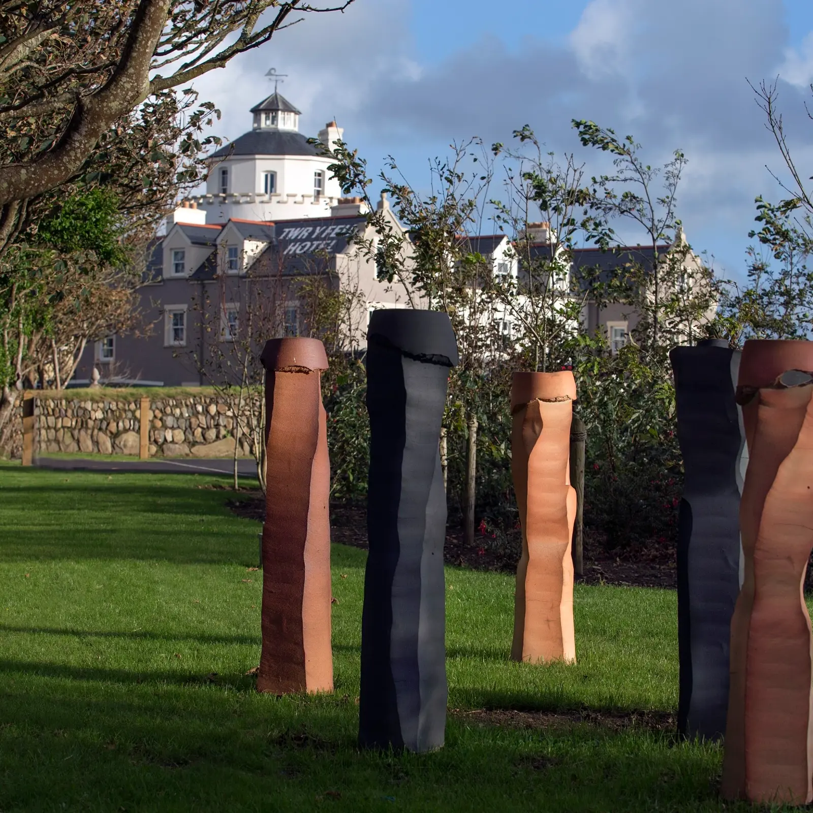 Twr Y Felin Hotel, Adam Buick Monoliths, Autumn Light (1)
